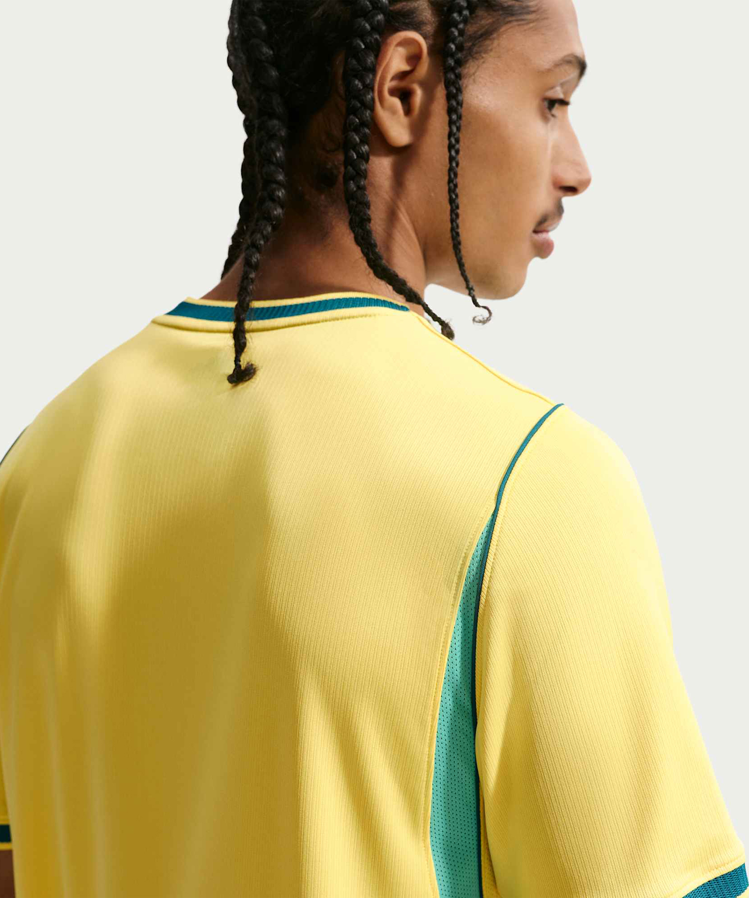 CBF M NK DF JSY SS STAD HM - CANARY / LIGHT MENTA / (GEODE TEAL) (NO SPONSOR)