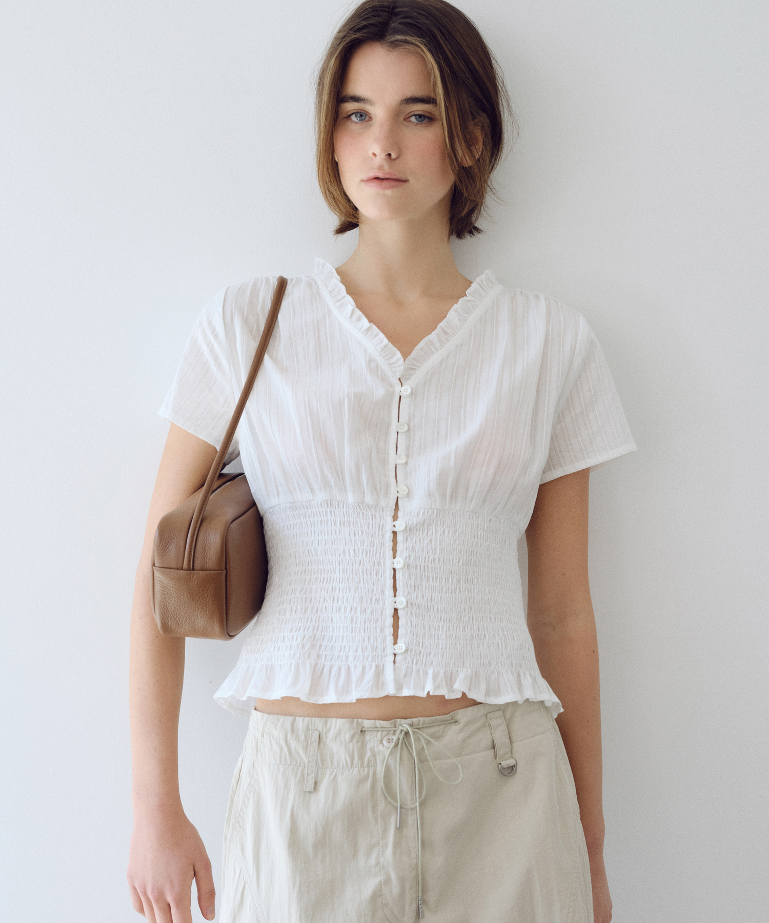Square shoulder bag