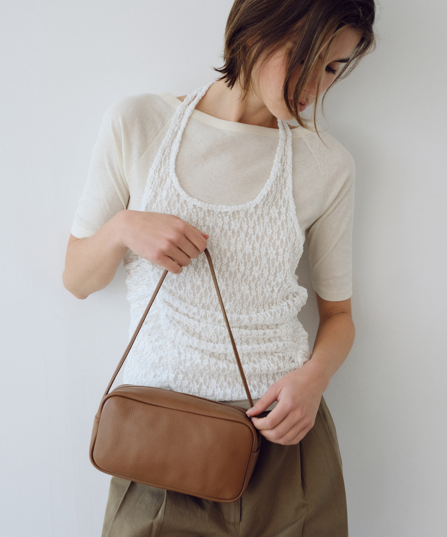 Square shoulder bag
