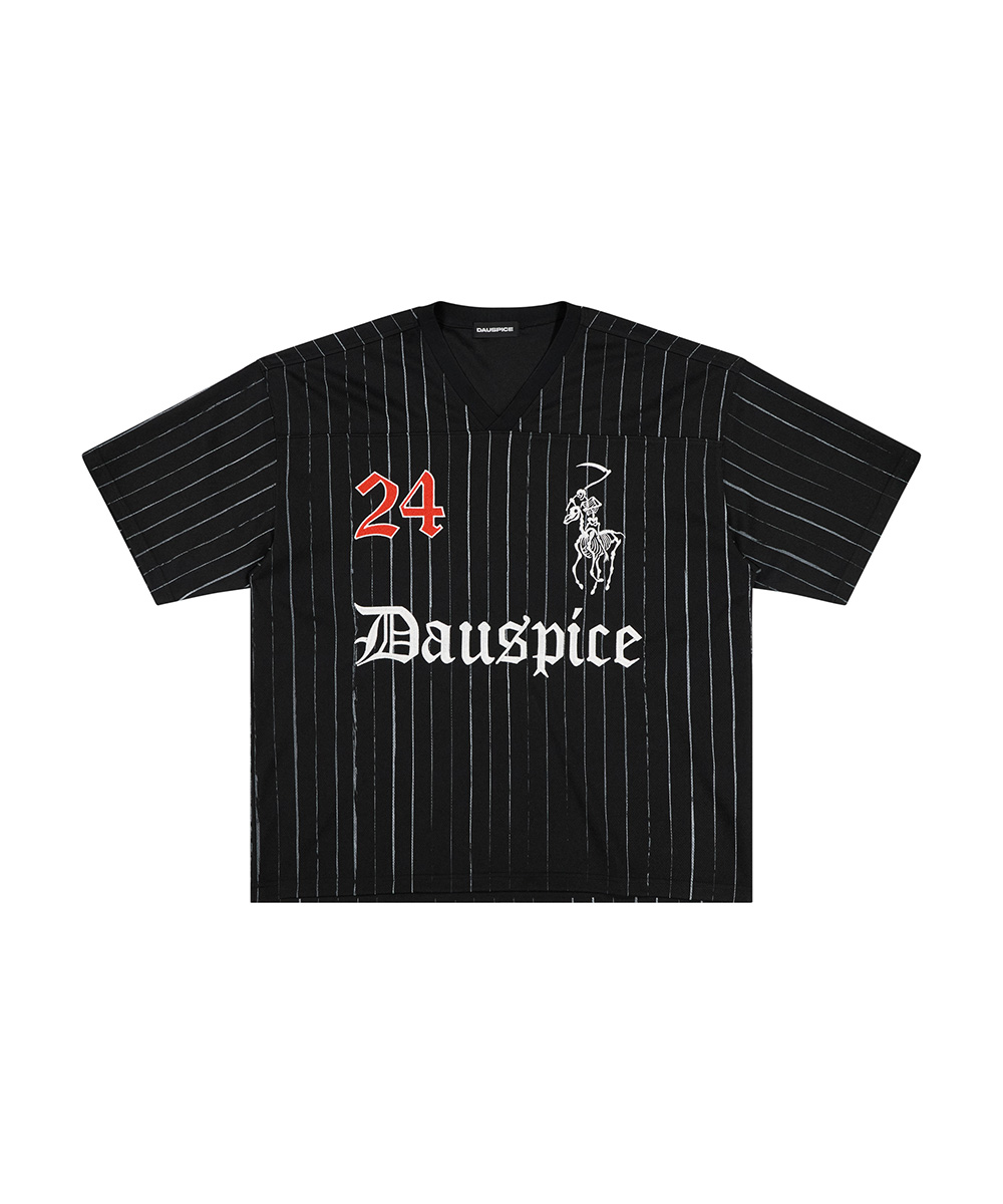 BB STRIPE FOOTBALL JERSEY Black