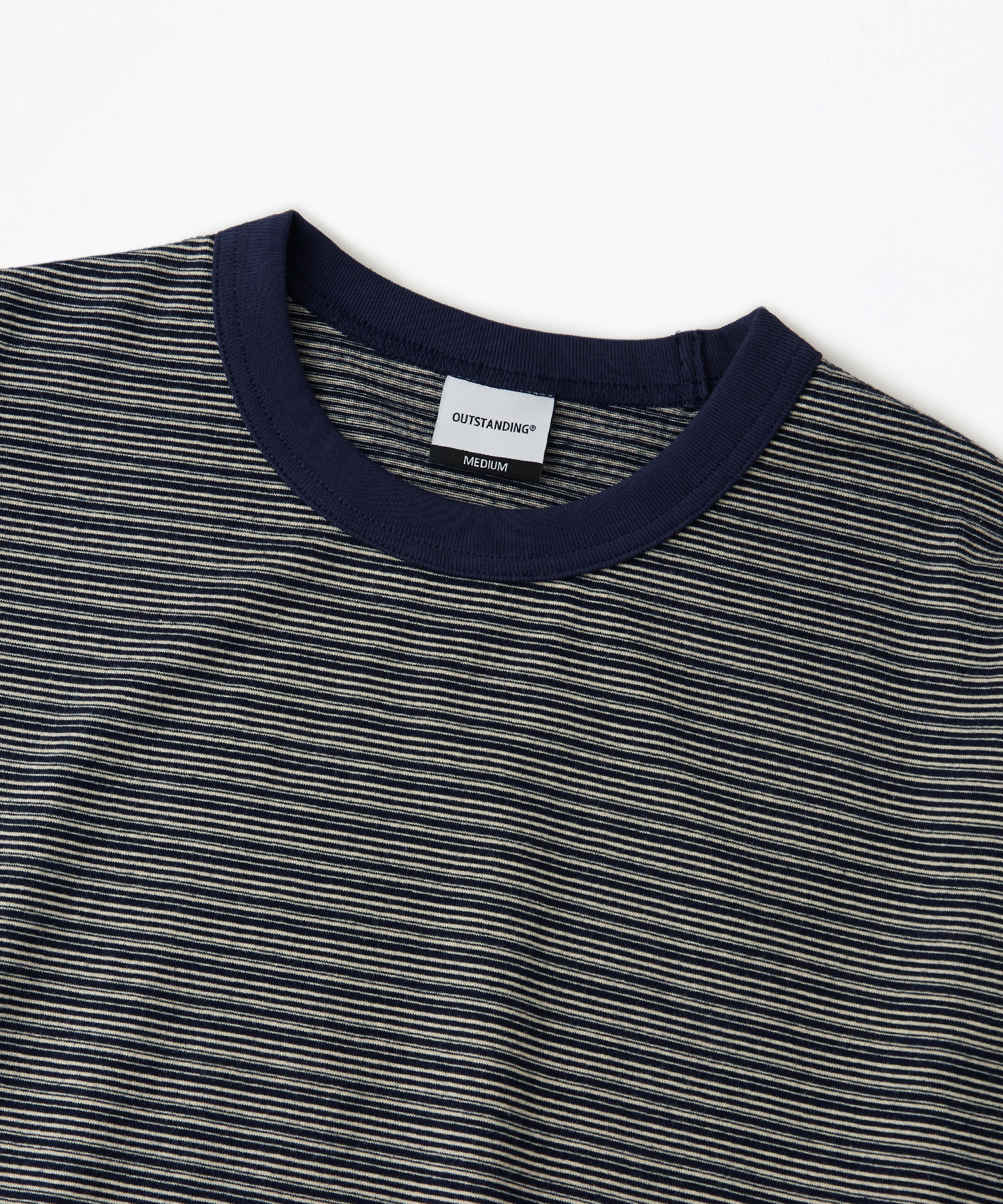 Футболка в тонкую полоску Navy/Ivory