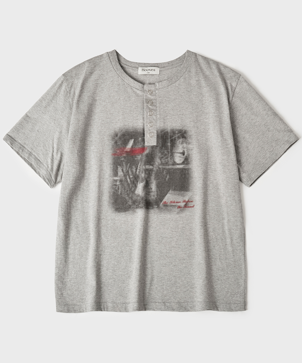 Backstage Henry 1 / 2 Tee [Melange Grey]