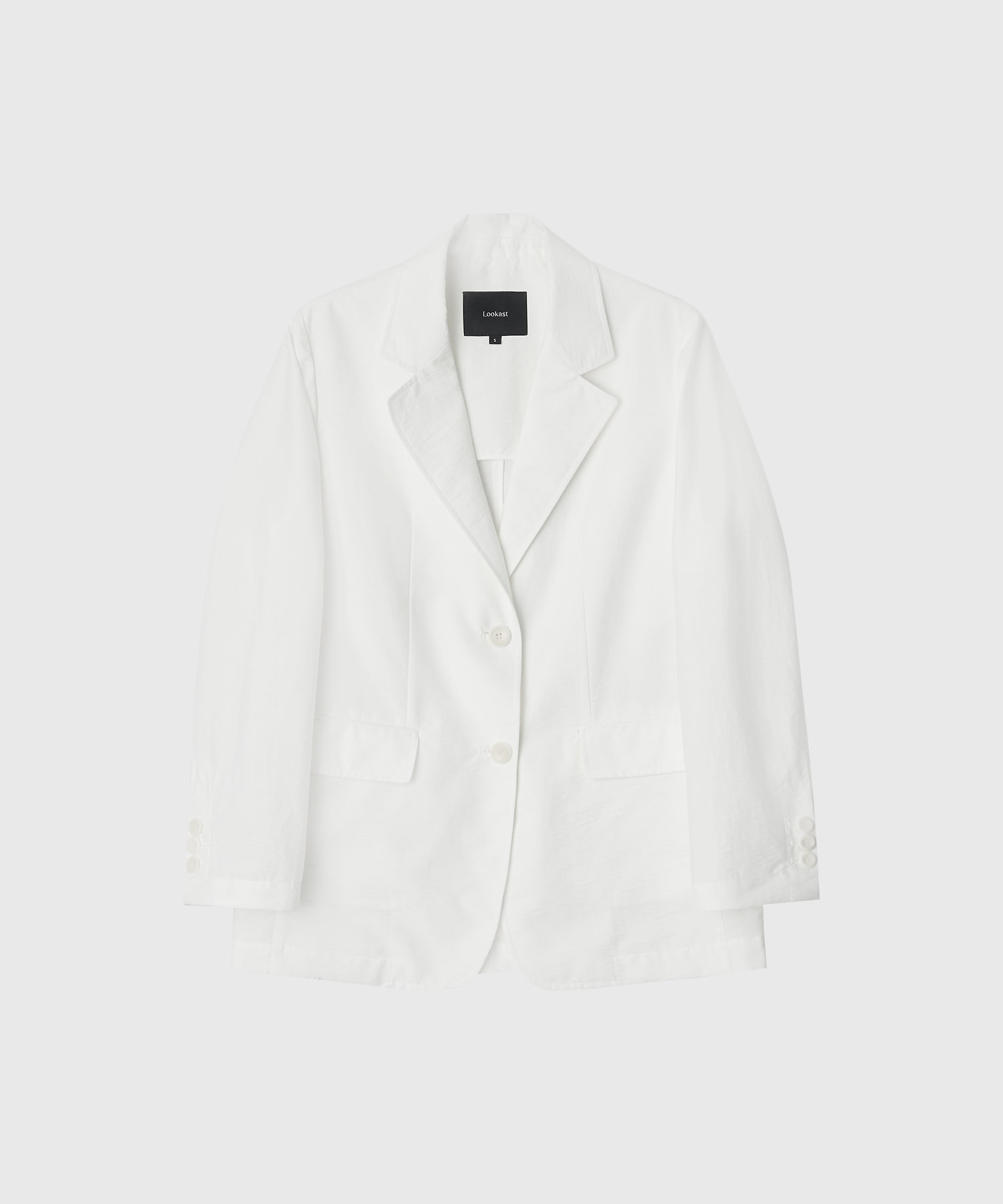 LAURINE SUMMER OVERFIT JACKET_WHITE