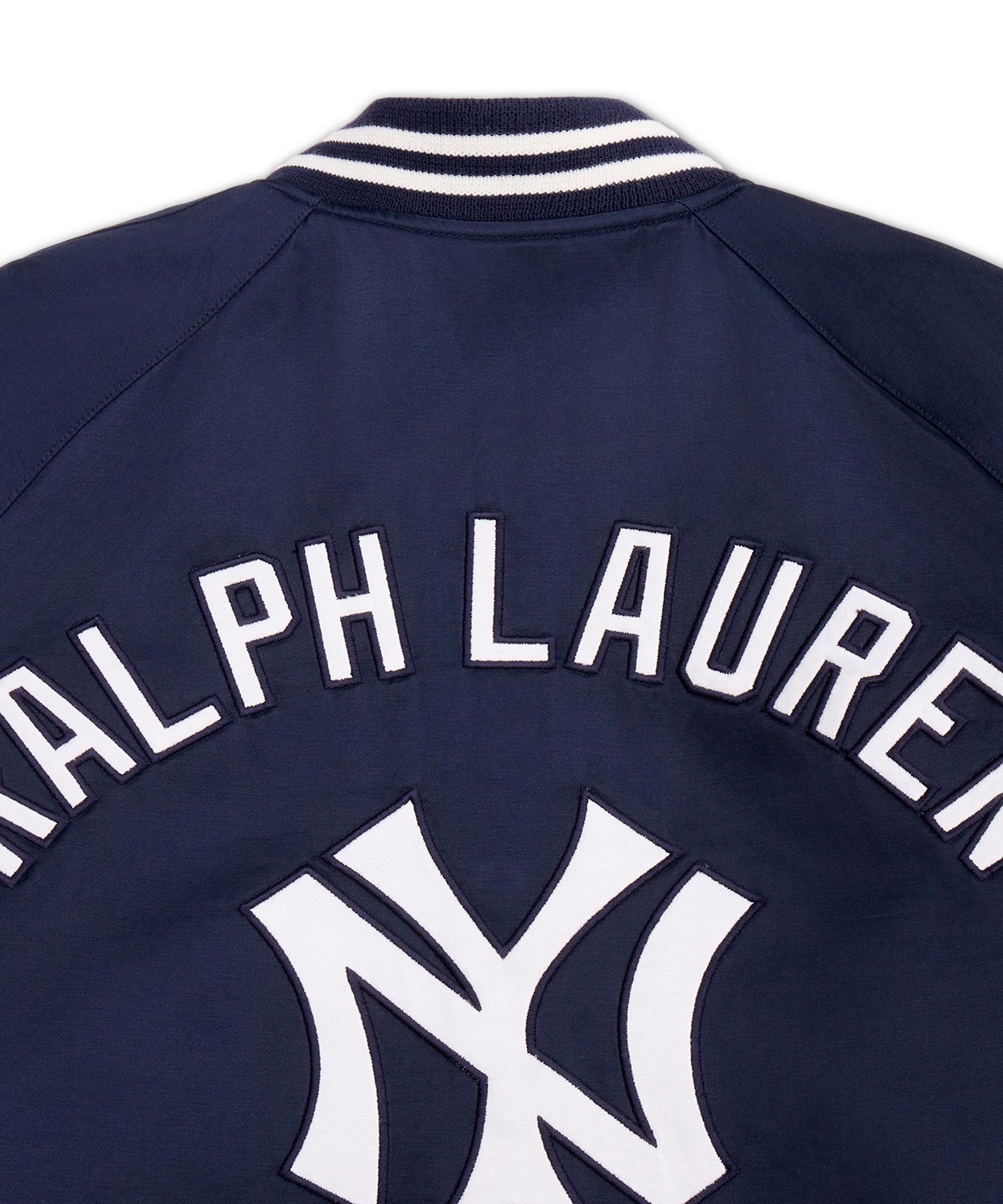 BASEBALL JKT-LINED-BOMBER TAKIHYO SATIN-NAVY-410