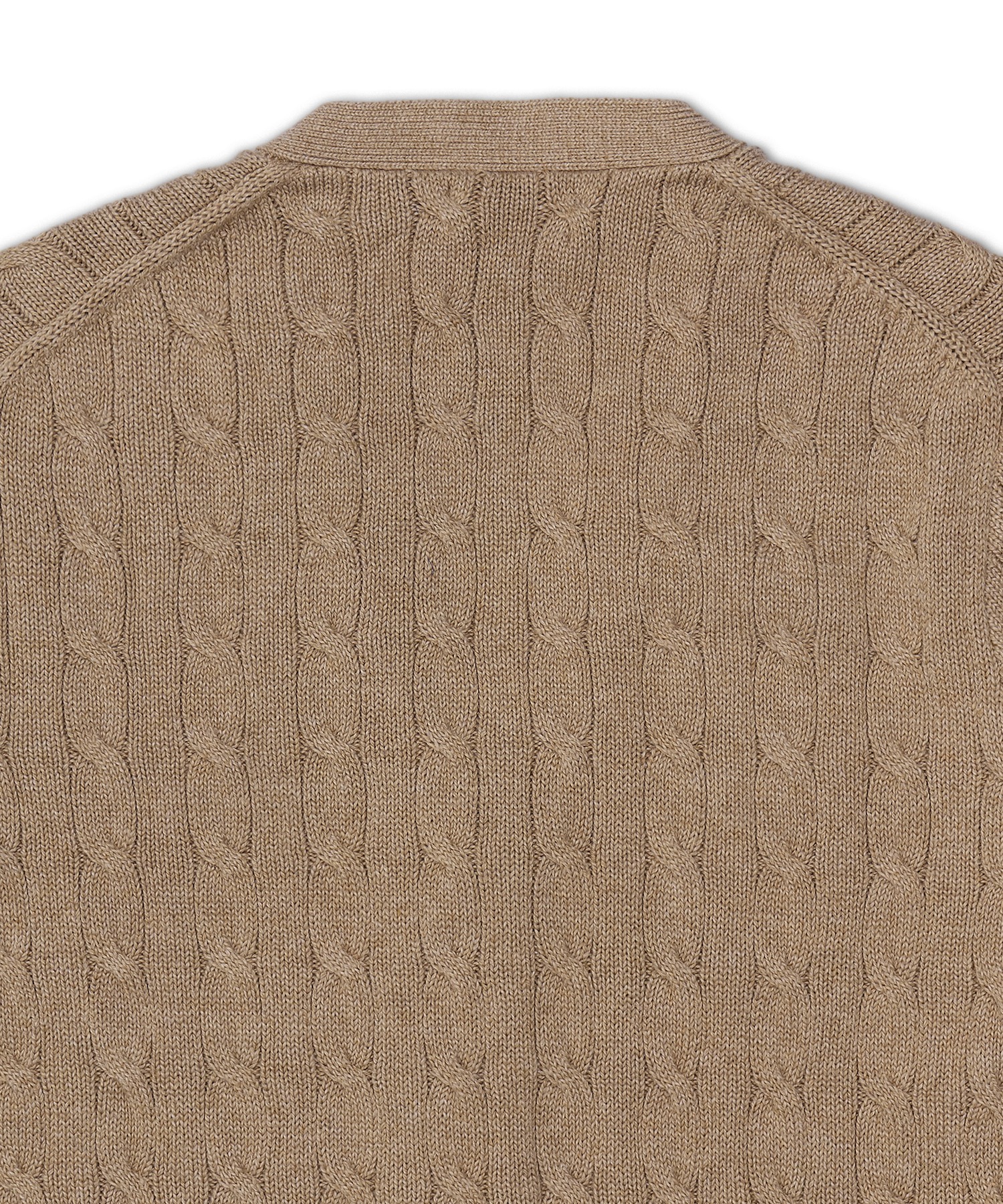 LSVNCBLCRDPP-LONG SLEEVE-CARDIGAN 5 / 1 ROVING COTTON-BROWN