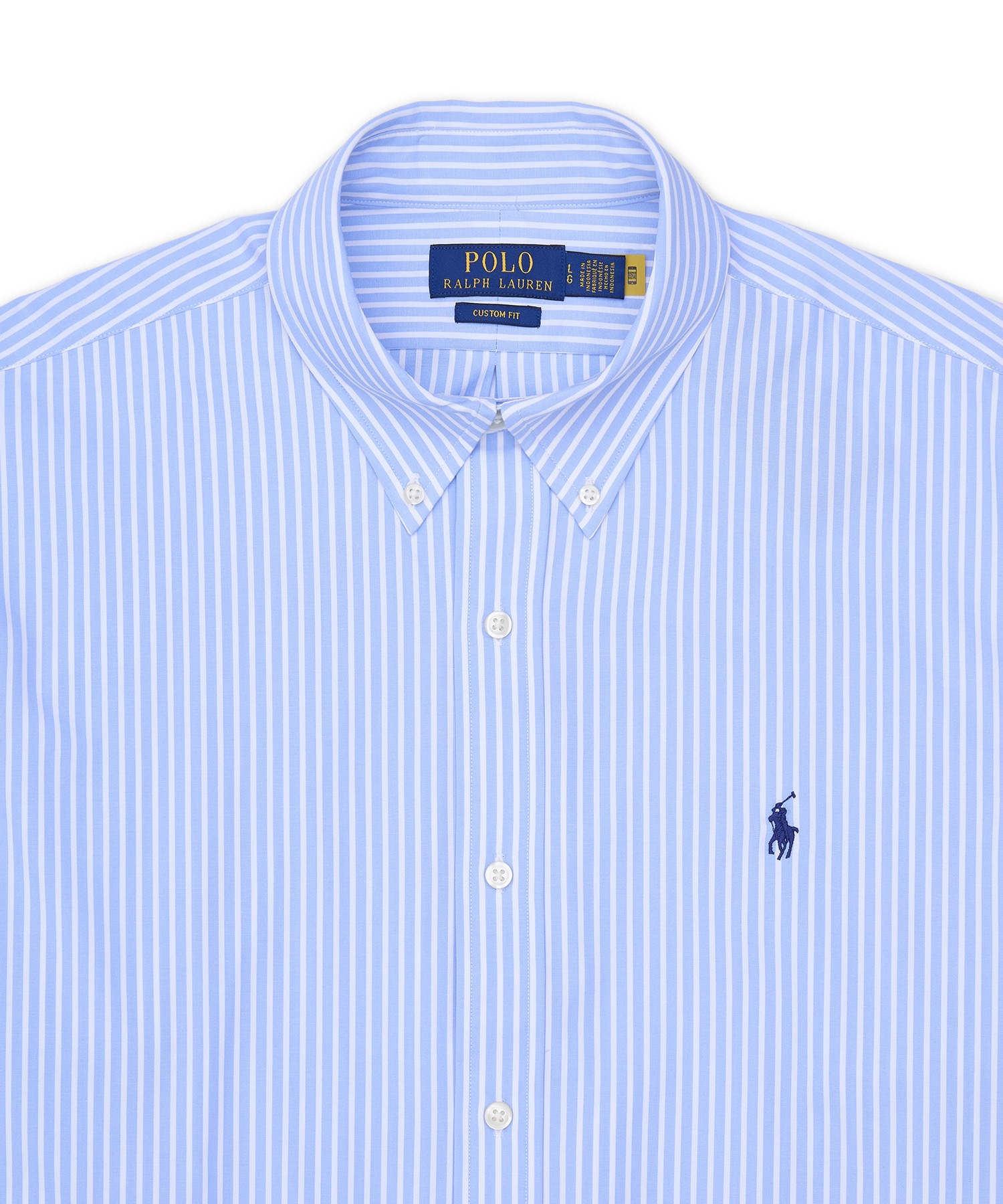 CUBDPPCS-LONG SLEEVE-SPORT SHIRT 50 / 1 BISTRCH POPLIN-BLUE
