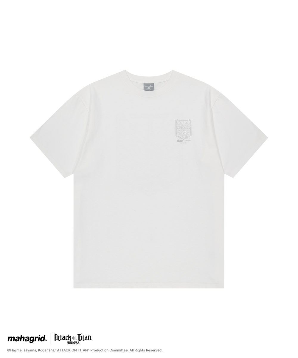[ATTACK ON TITAN] SURVEY CORP BASIC TEE WHITE(MG2GMMT512T)