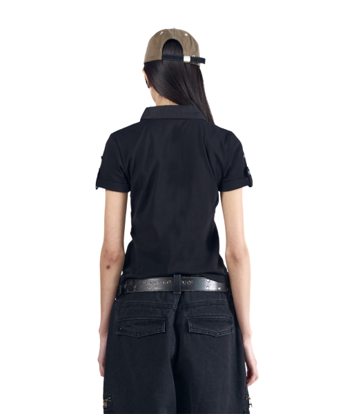 Roll-Up Pocket Shirts (Black) thumbnail 5