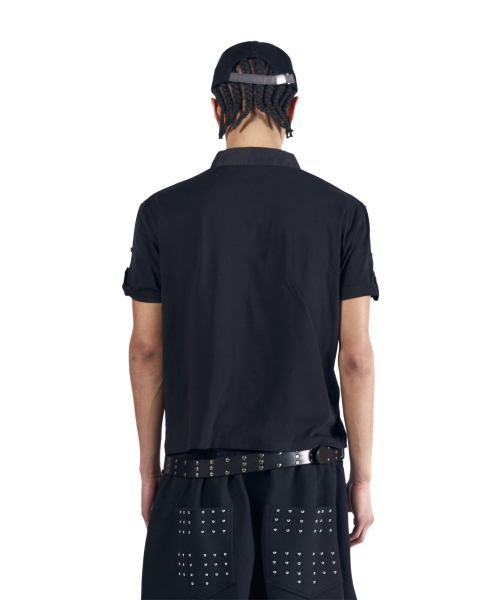 Roll-Up Pocket Shirts (Black) thumbnail 11