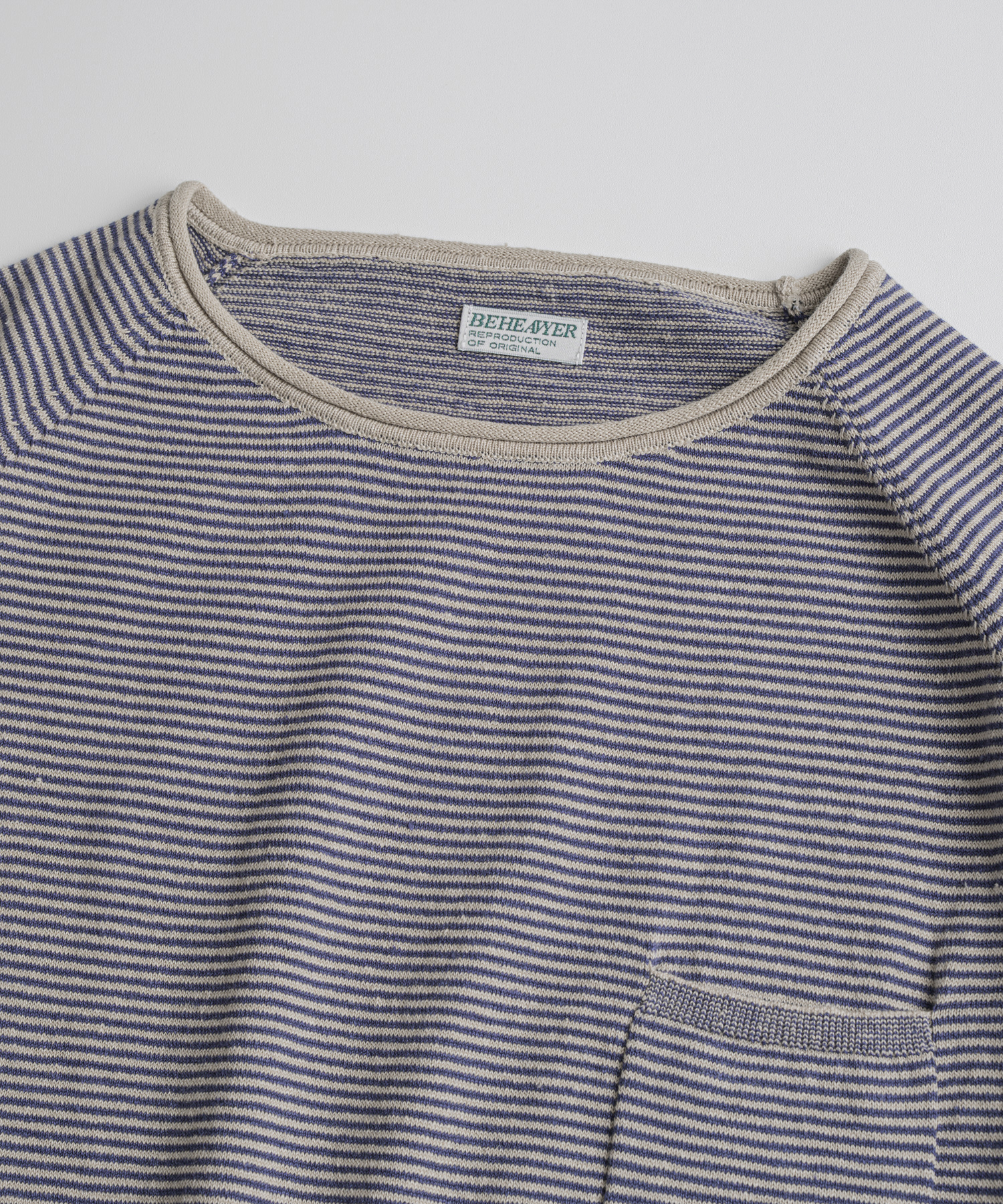 EUROPEAN FLAX™ LINEN ROLL NECK 1/2 KNIT greige/purple
