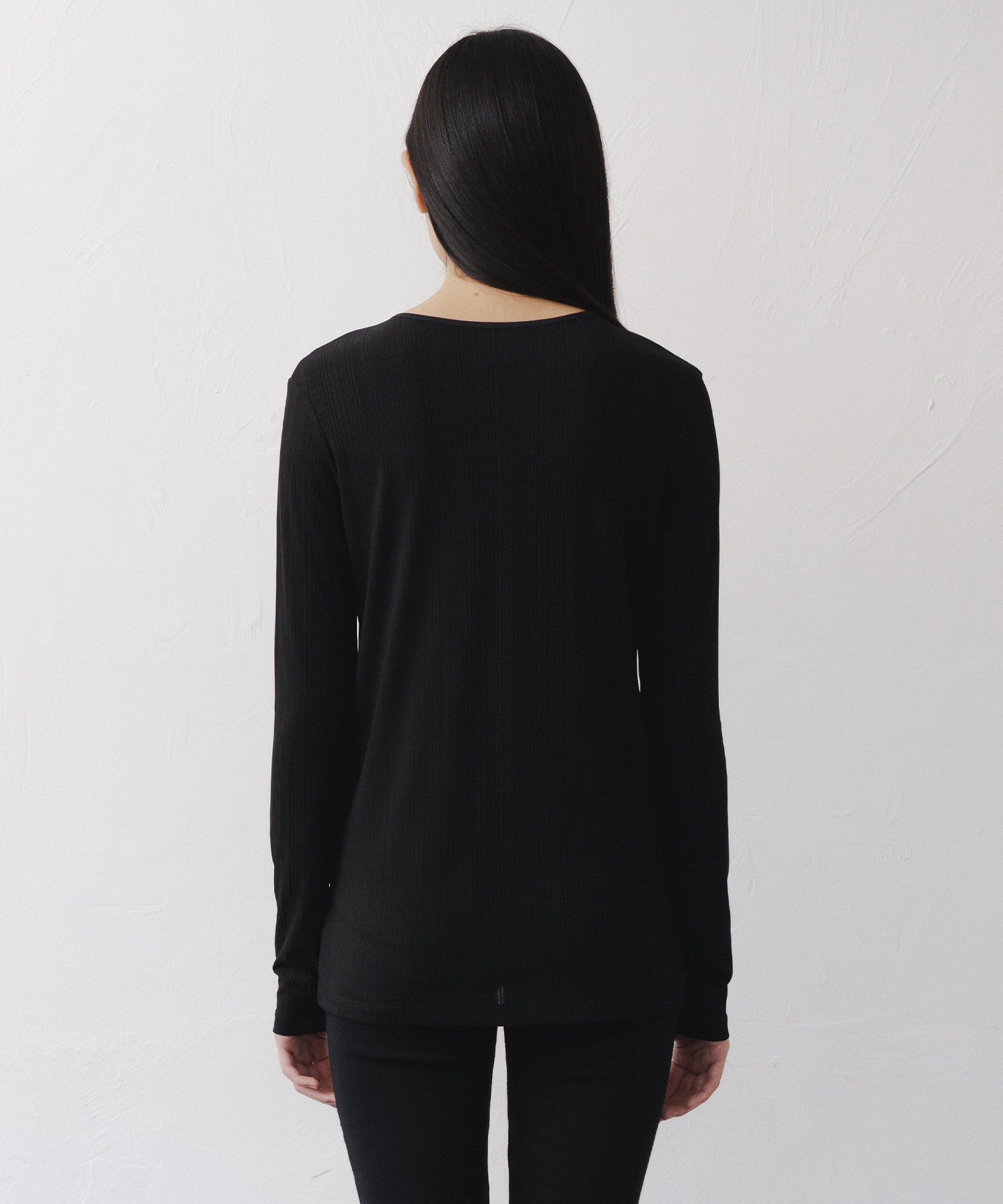 Soft Rib Button кардиган-чёрный