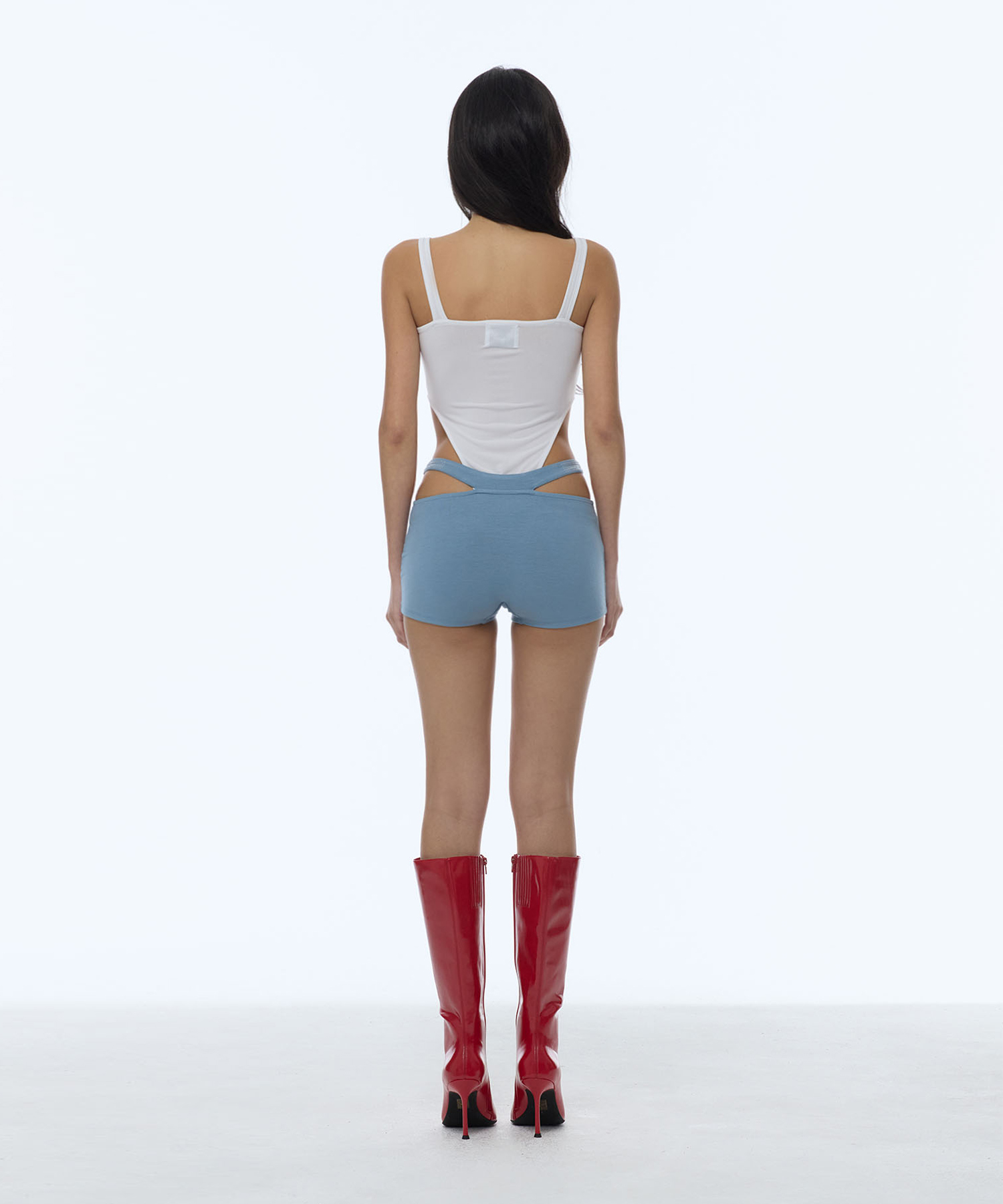 VATICAL LOGO BODY SUIT_WHITE