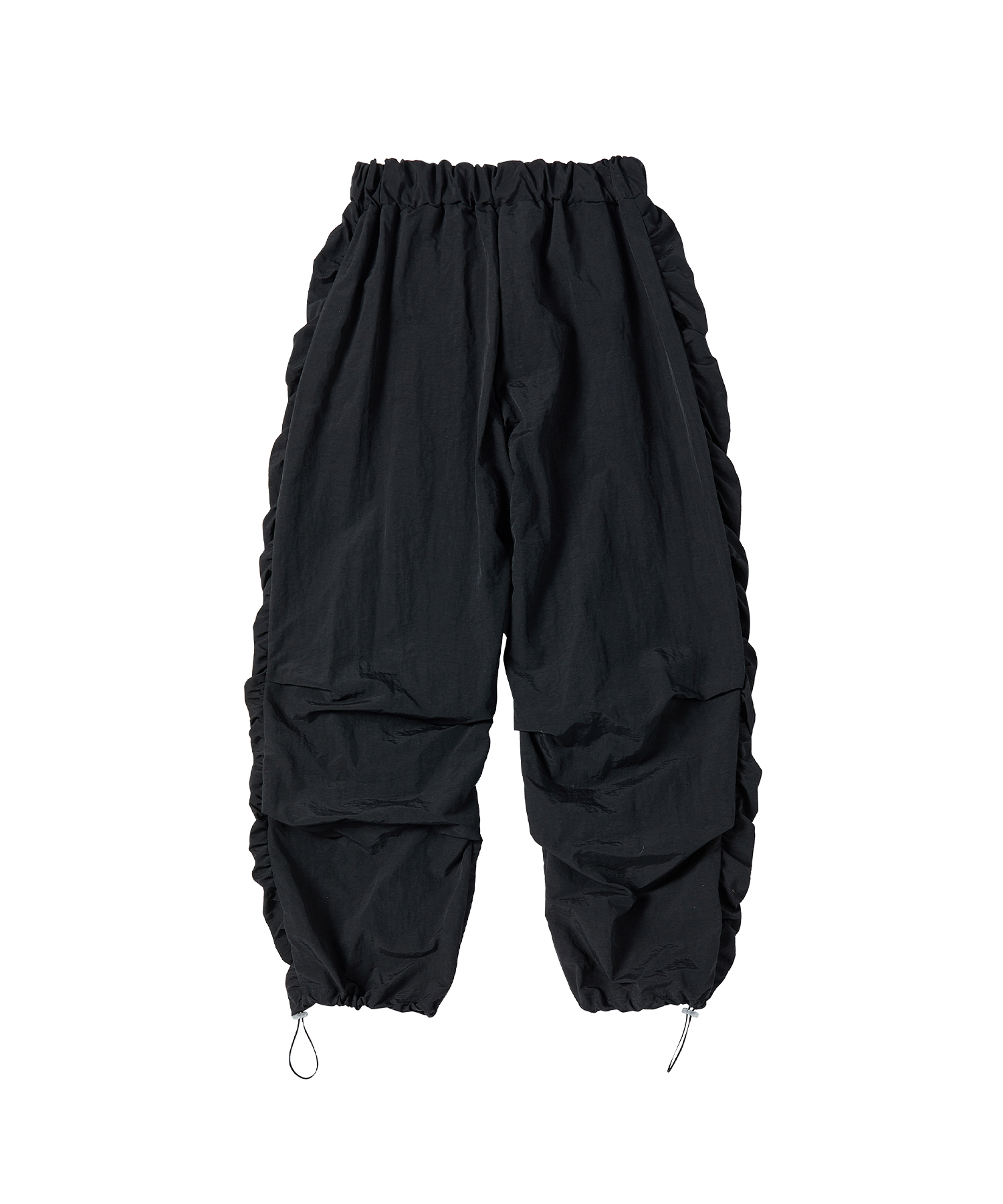 W SHIRRING NYLON PANTS [чёрный]