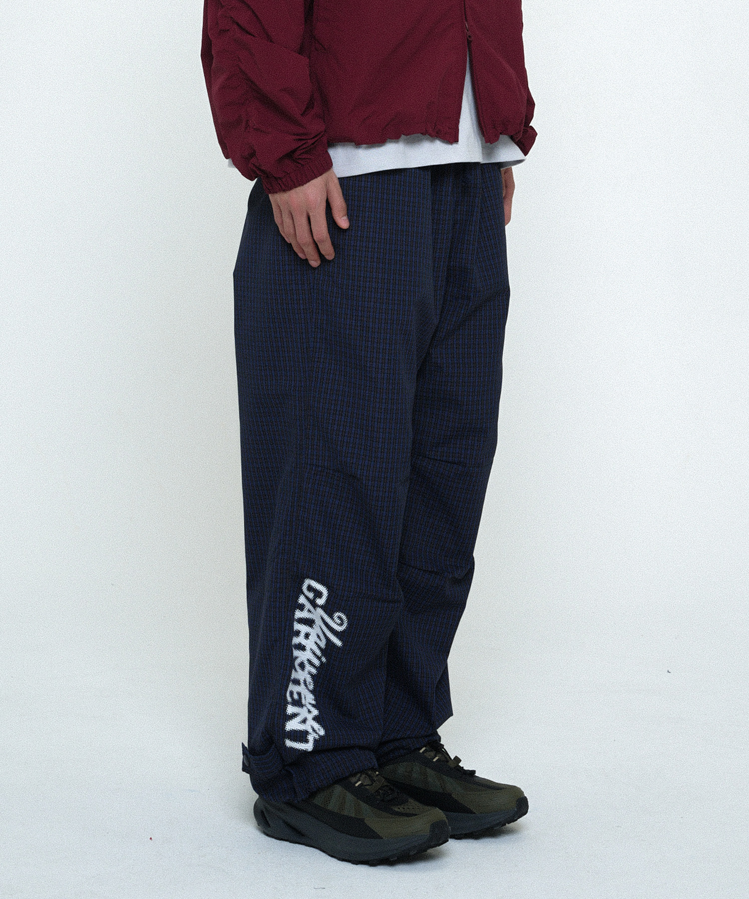 Клетчатые парашютные брюки Navy