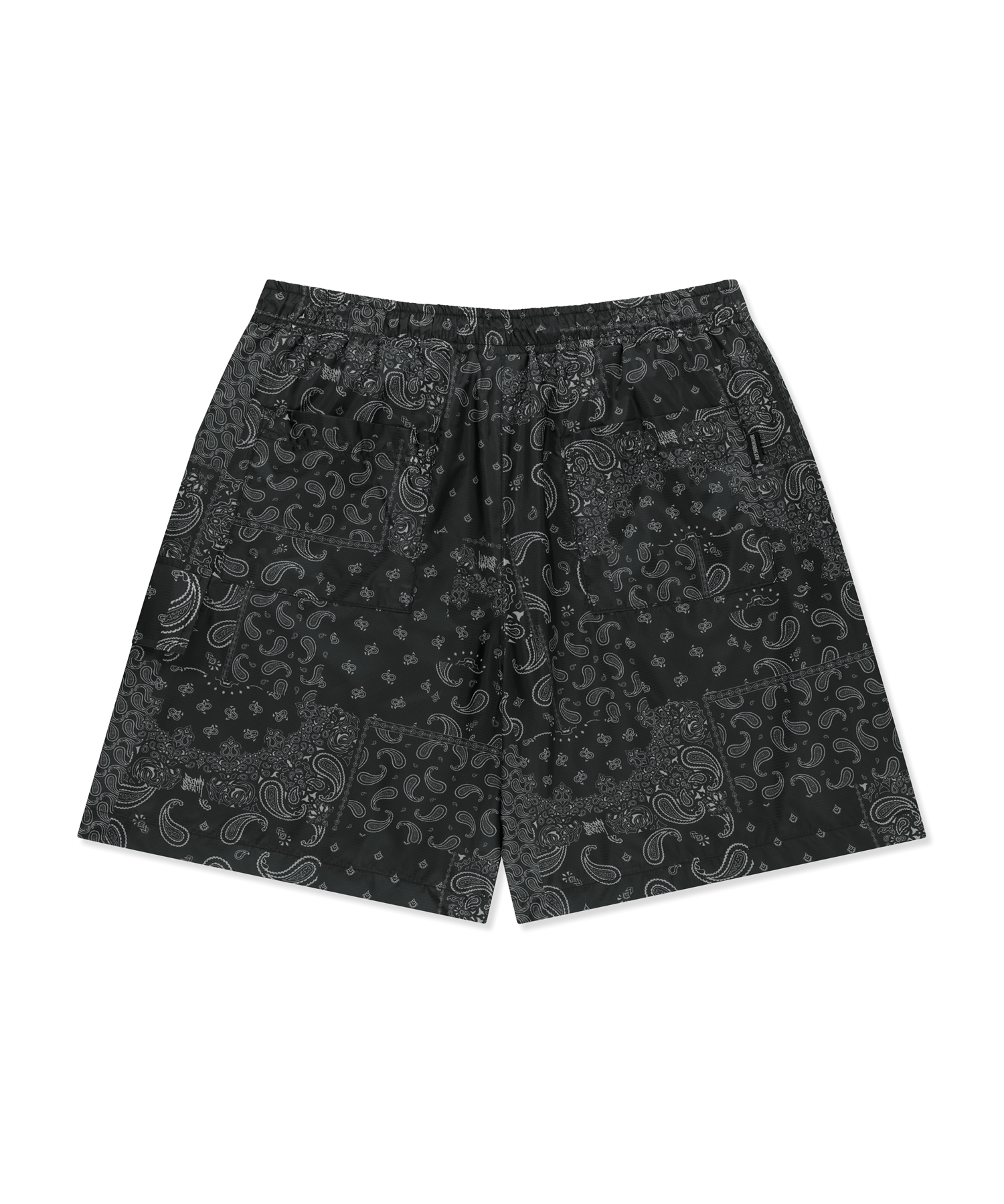 PAISLEY SHORTS - чёрный