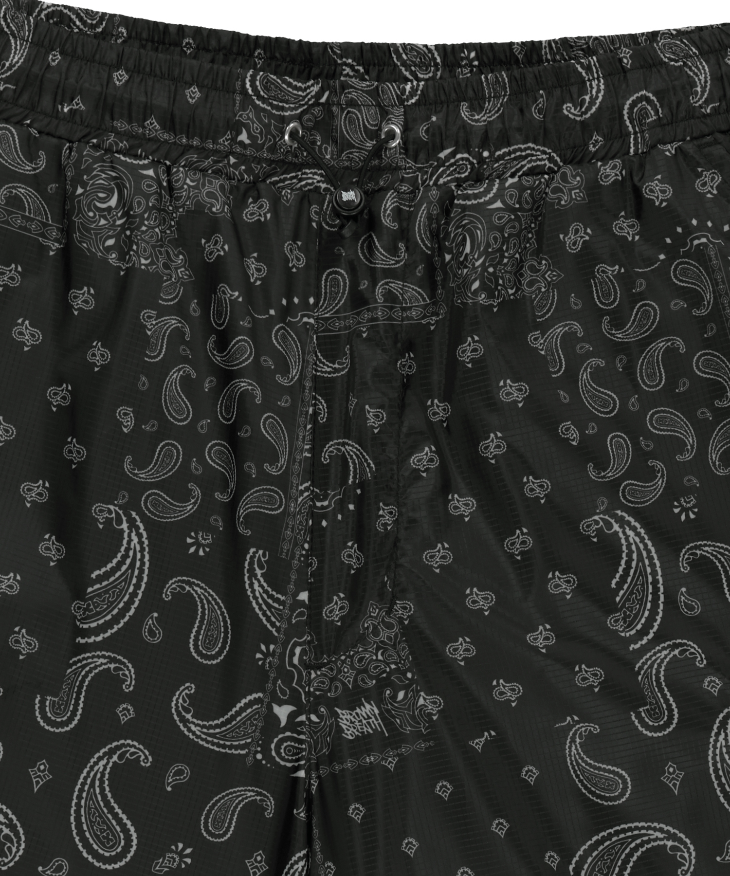 PAISLEY SHORTS - чёрный