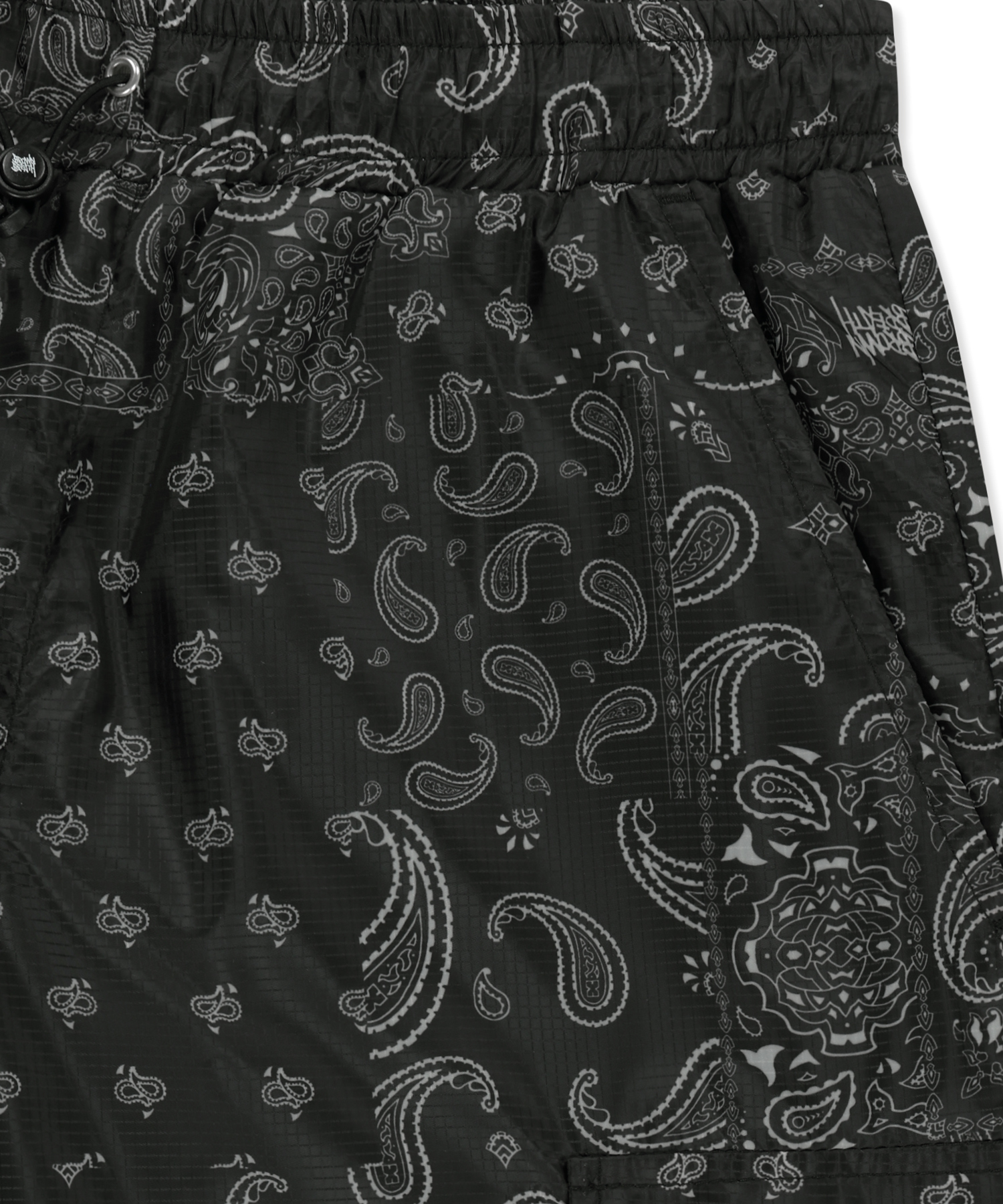 PAISLEY SHORTS - чёрный
