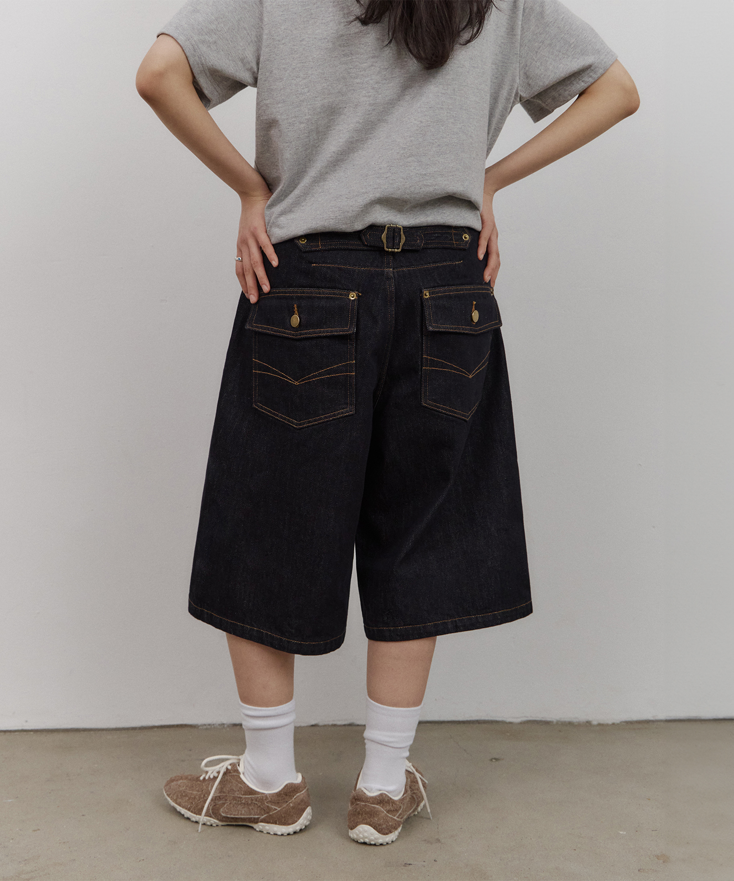 Джинсовые бермуды Vertical (Dark Navy)