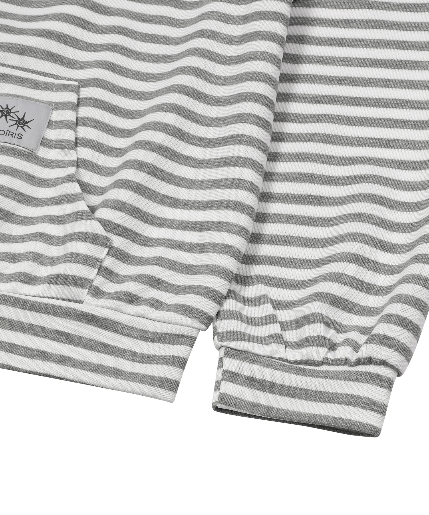 SEINA RAGLAN STRIPE HOOD ZIP-UP