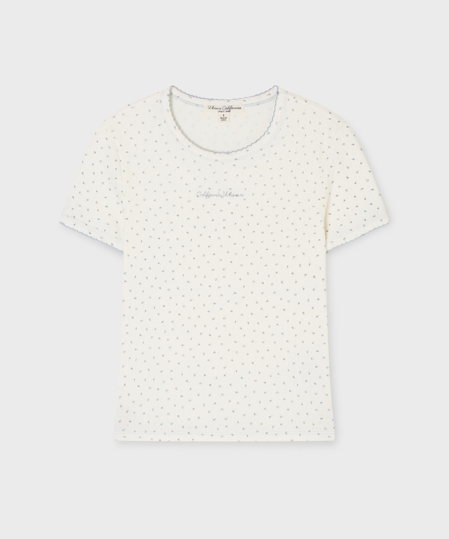Feminine Picot T-shirt / WHRAG2531F