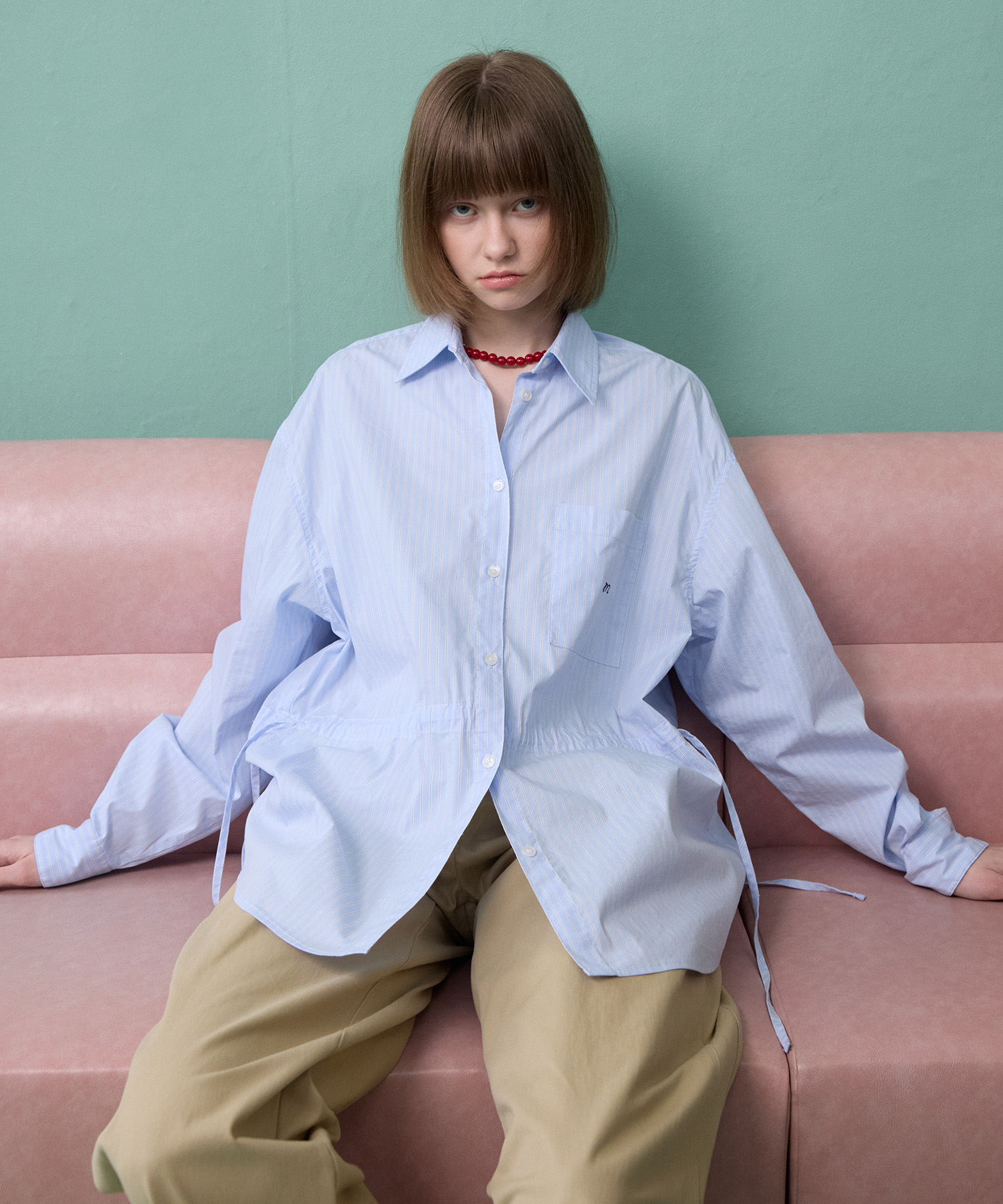 Классические брюки с двумя складками_Side Pants