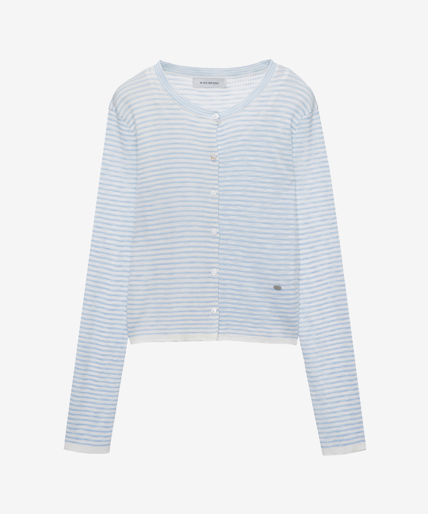 [W][SET]Stripe sleeveless cardigan set - 2color