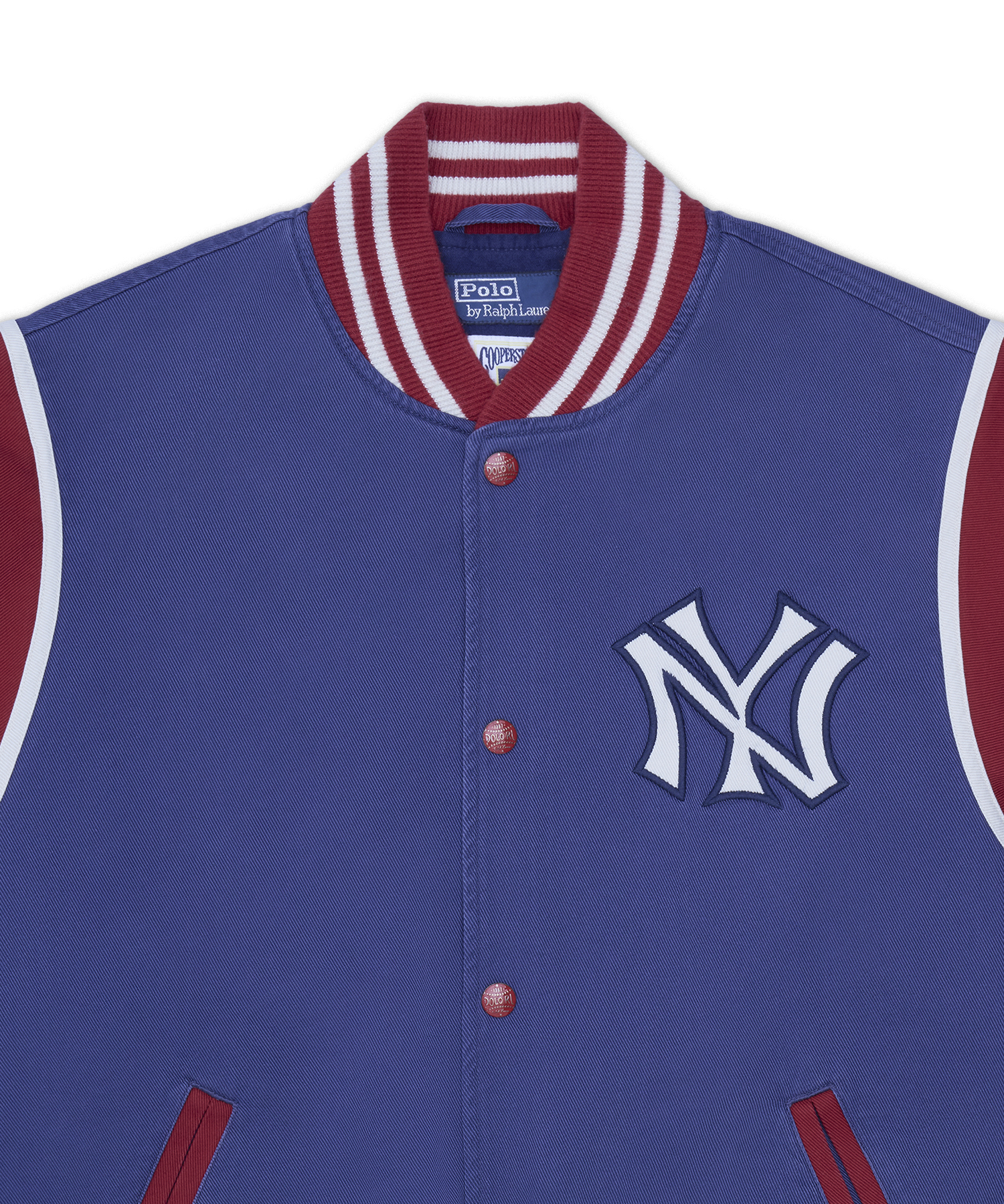 WOVEN-BOMBER-JACKET HERITAGE TWILL-NAVY-410