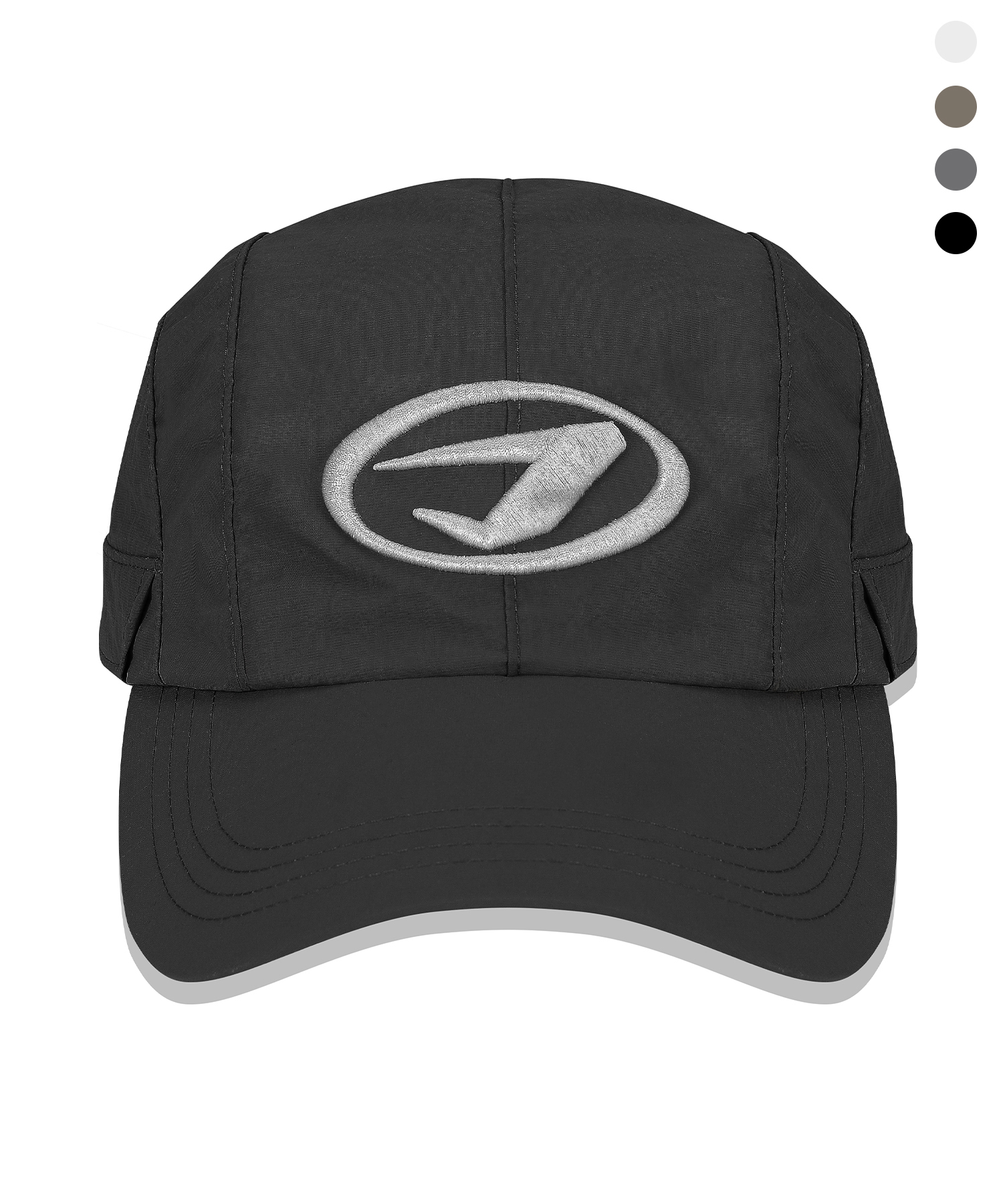 SUNGLASS CUT LOGO RUNNING NYLON BALL CAP 4color