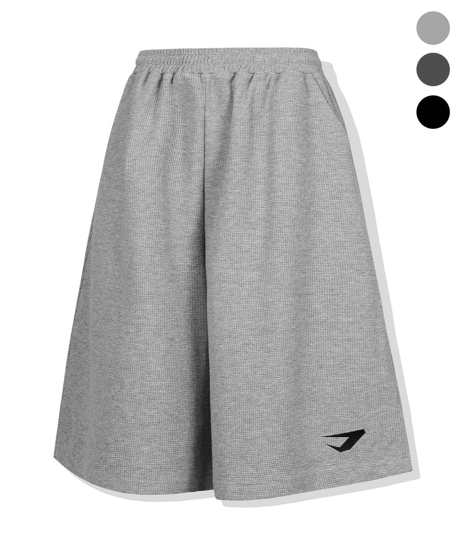 MAXI WIDE WAFFLE BERBUDA SHORTS 3color