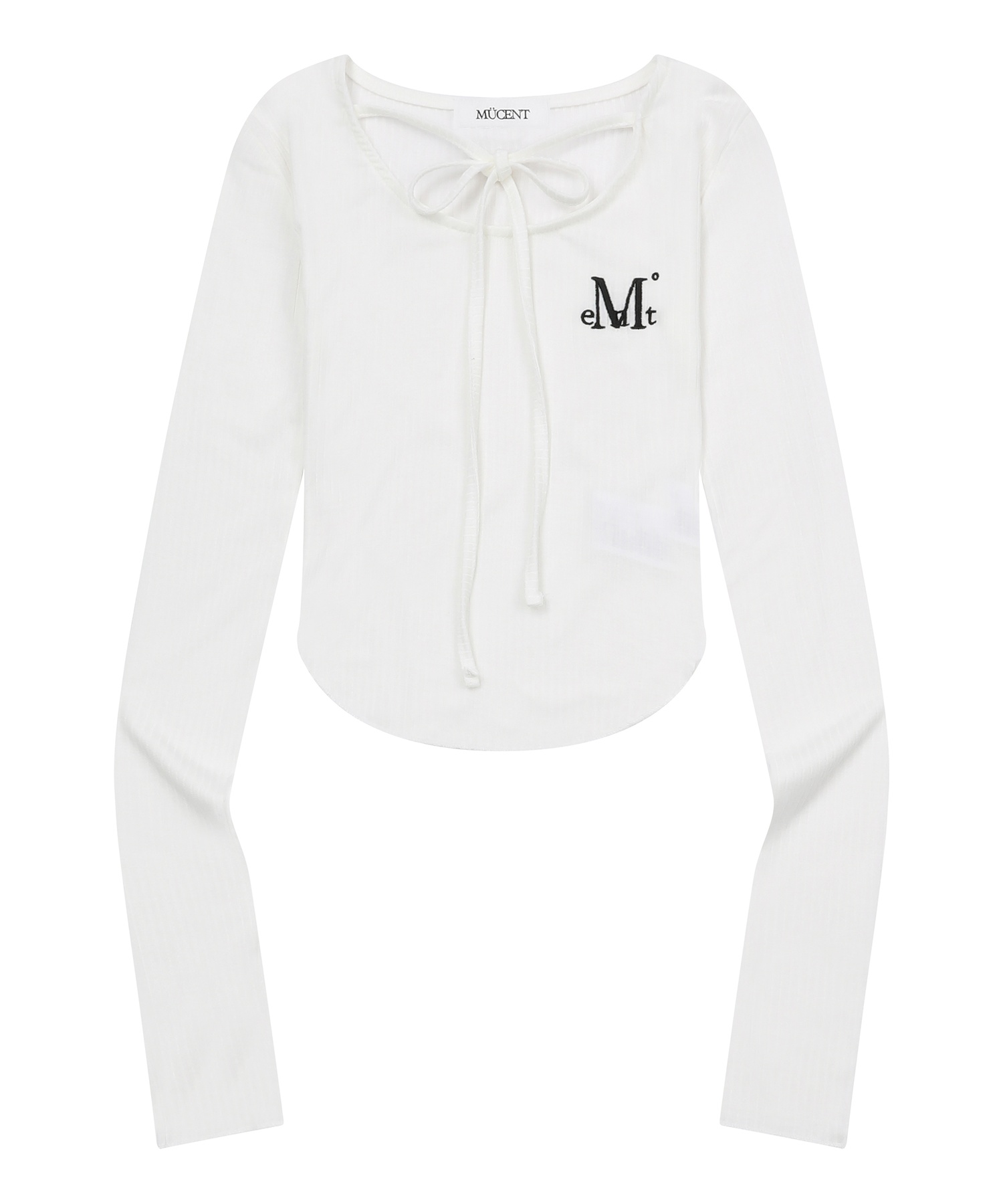 VERION STRAP RIBBON LONG SLEEVE T (4COLOR)