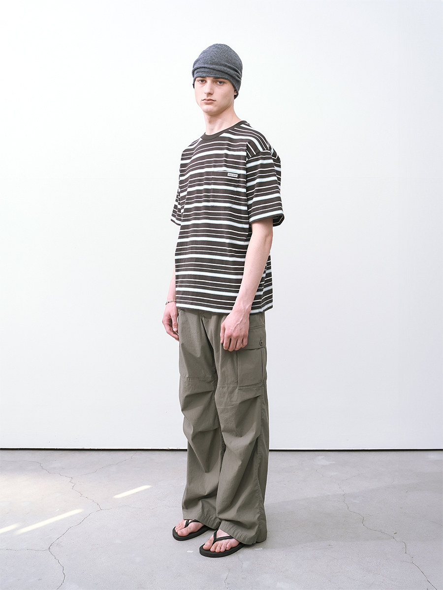French Ripstop Cargo Pants Khaki