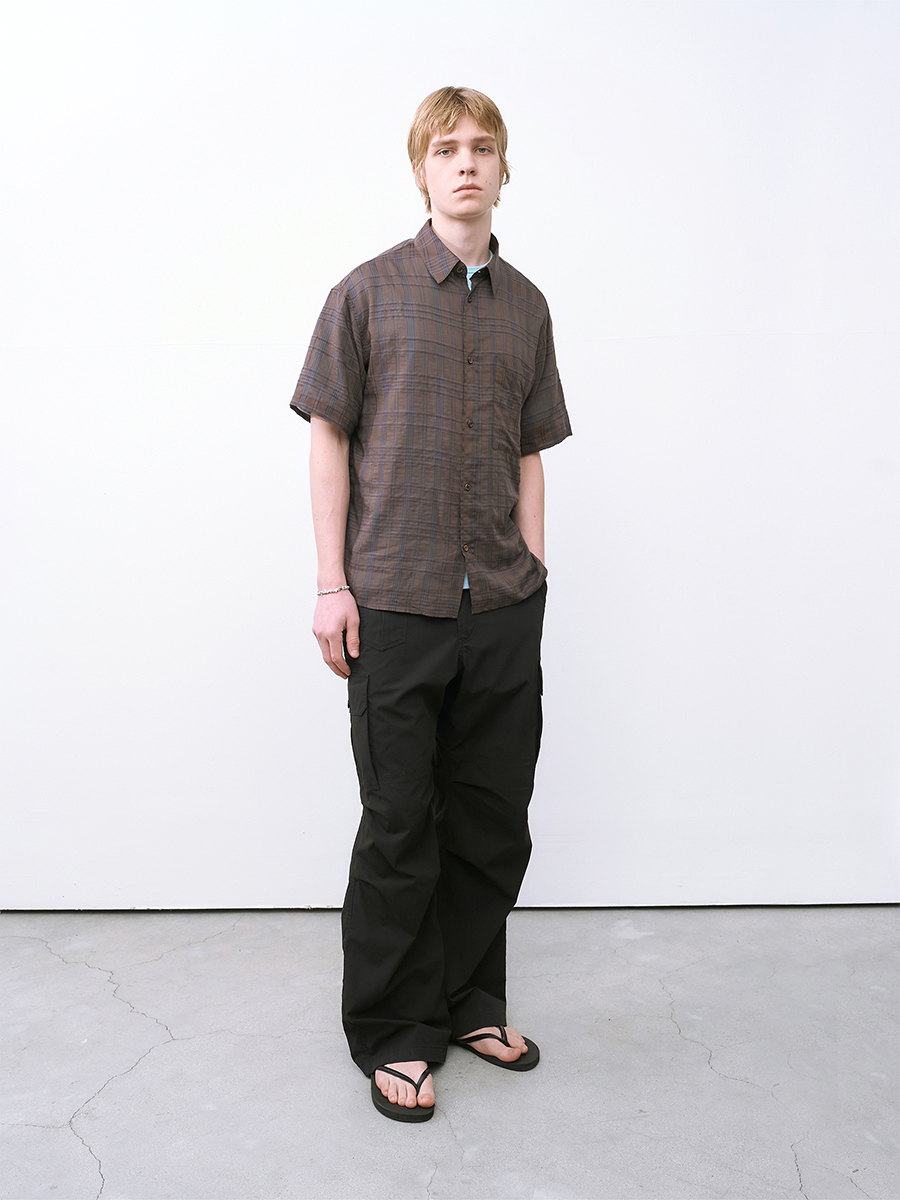 French Ripstop Cargo Pants Black