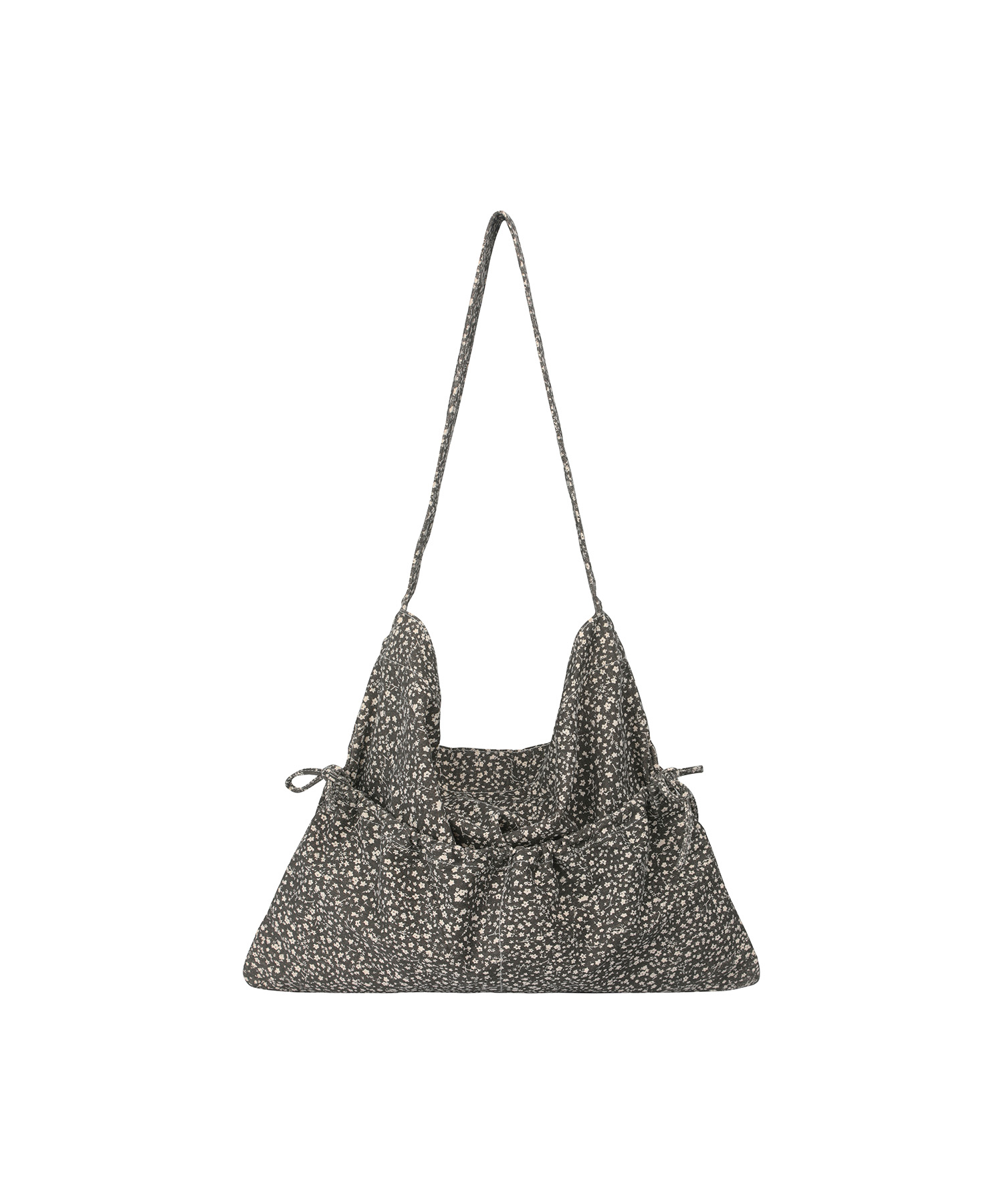 Mute Box Leather Shoulder-bag [BLACK]