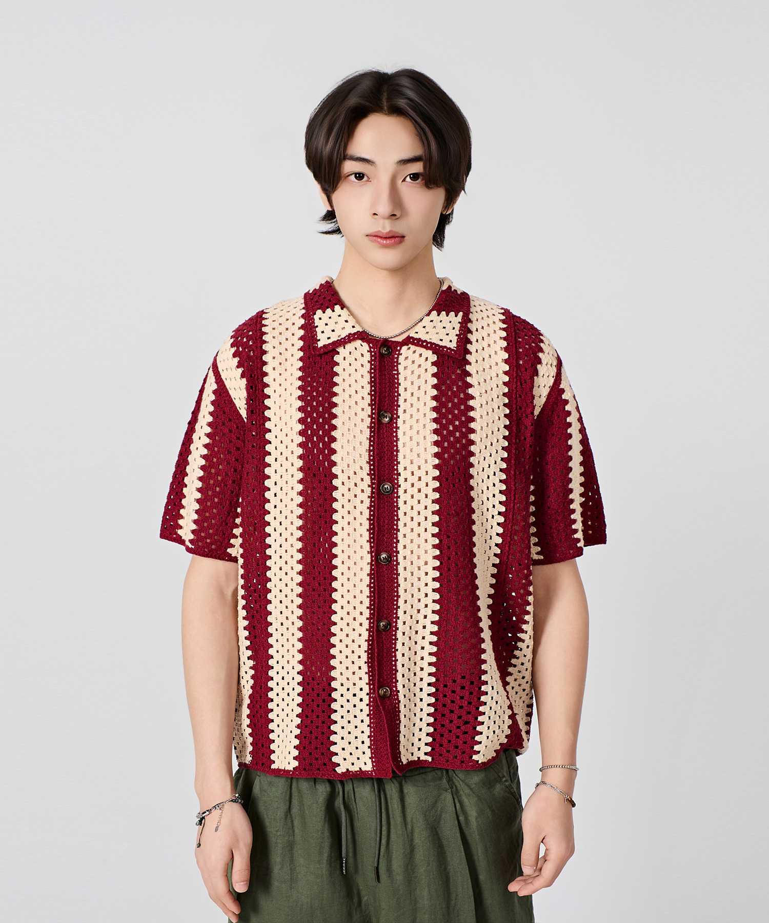 HAWAIIAN CROCHET KNIT_4 COLOR