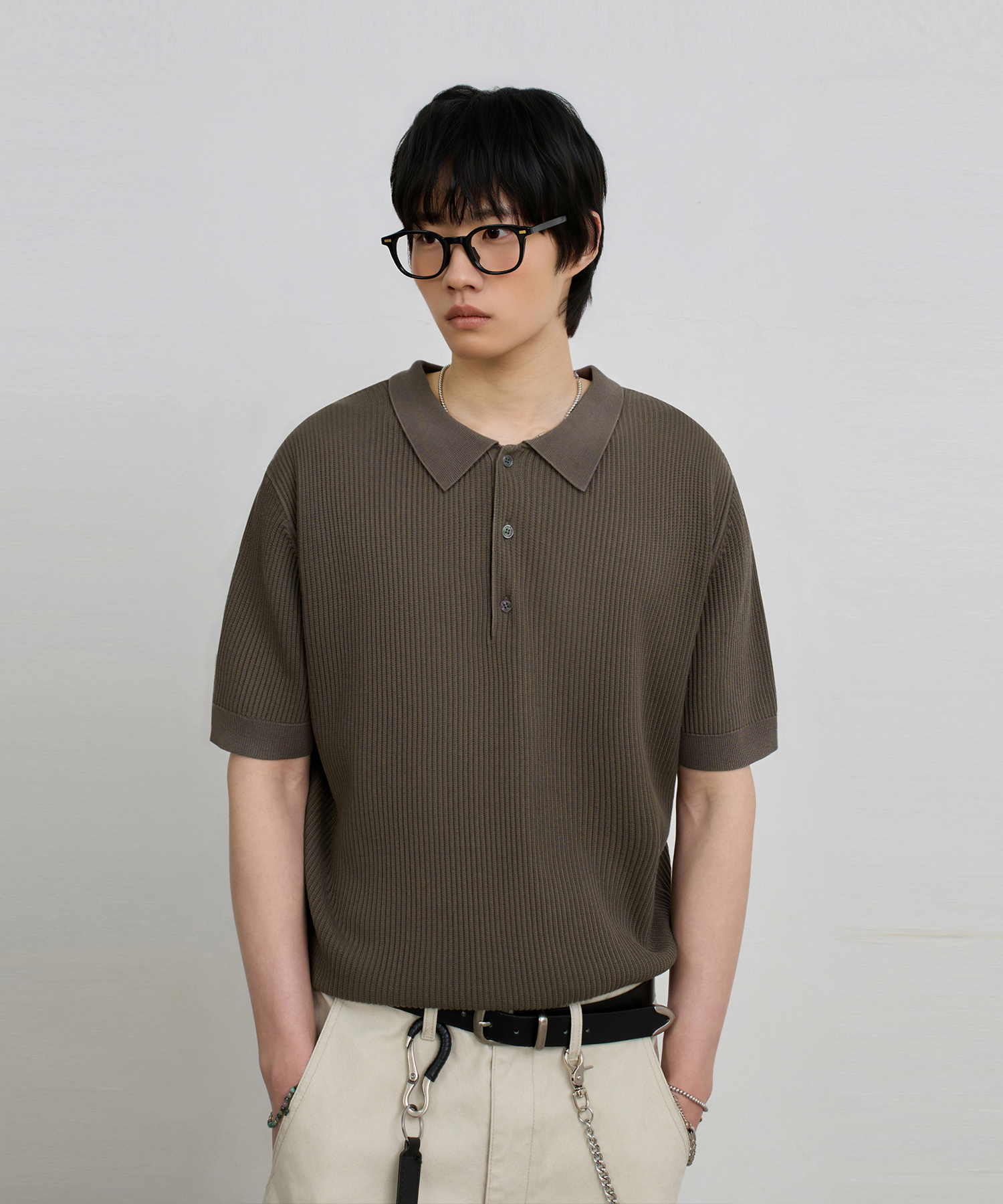 © EVERYONE’S SUMMER WOOL HALF KNIT_HACHI 4 COLOR
