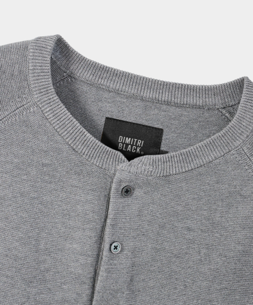 [10th Anniversary Project] © Everyone's Summer Wool Half Knit_Henley Neck 4 COLOR thumbnail 2