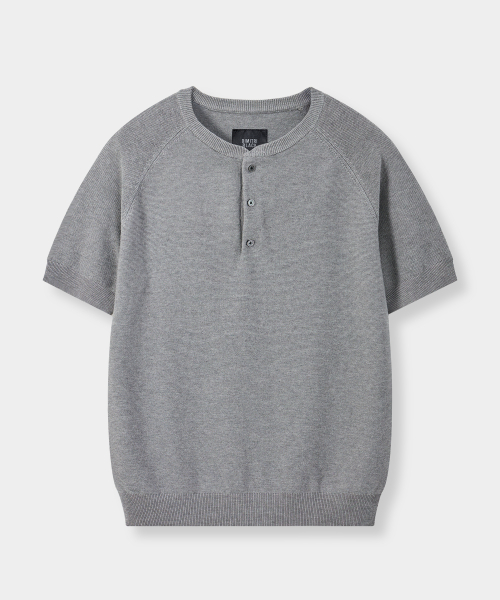 [10th Anniversary Project] © Everyone's Summer Wool Half Knit_Henley Neck 4 COLOR thumbnail 14