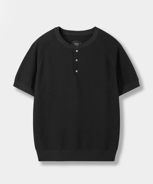 [10th Anniversary Project] © Everyone's Summer Wool Half Knit_Henley Neck 4 COLOR thumbnail 17