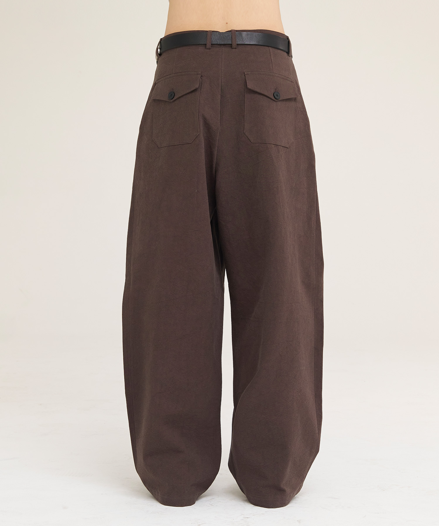Harrison Wide Chino Pants_Brown