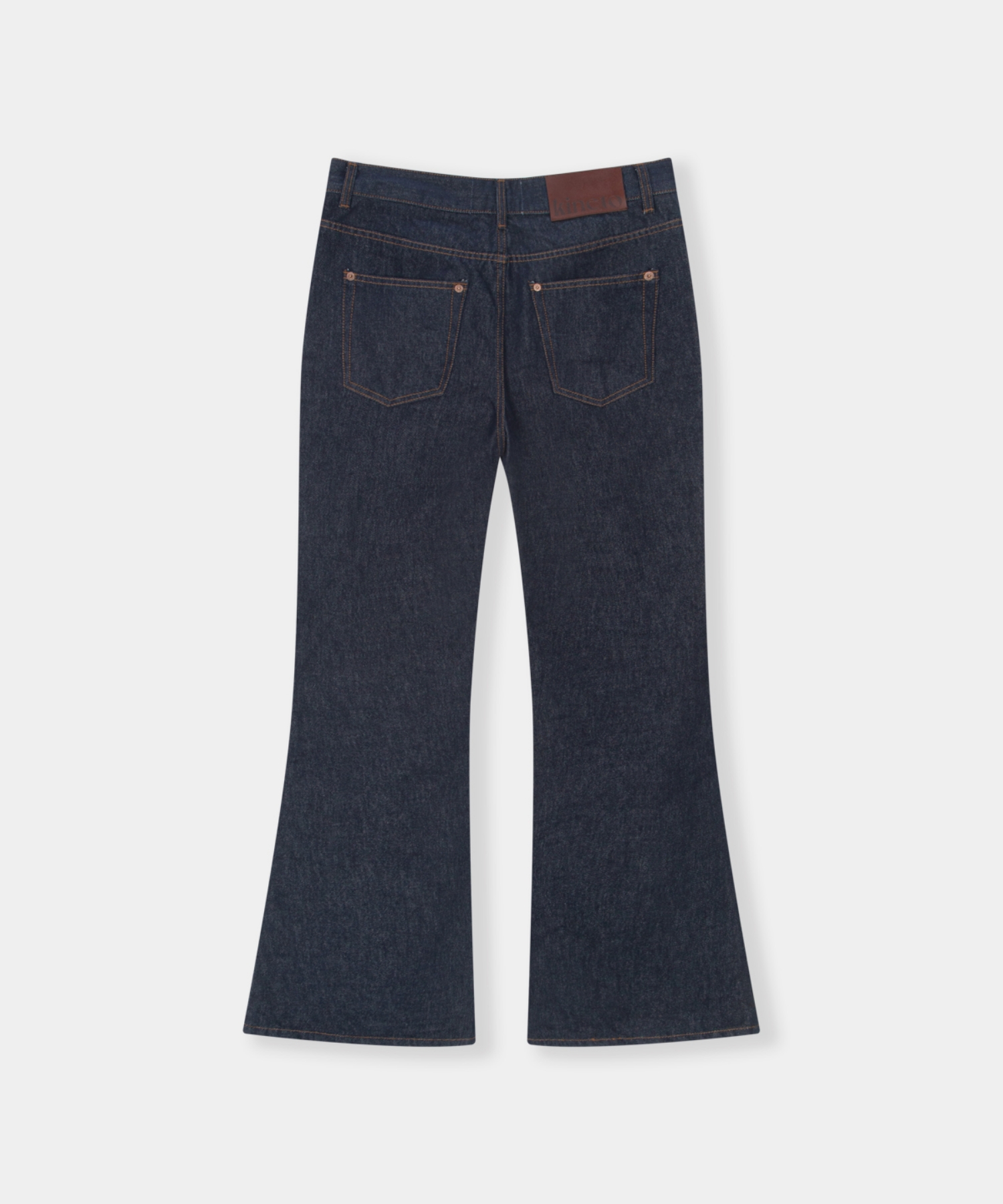 Classic Selvedge Flare Denim Pants_Indigo Blue