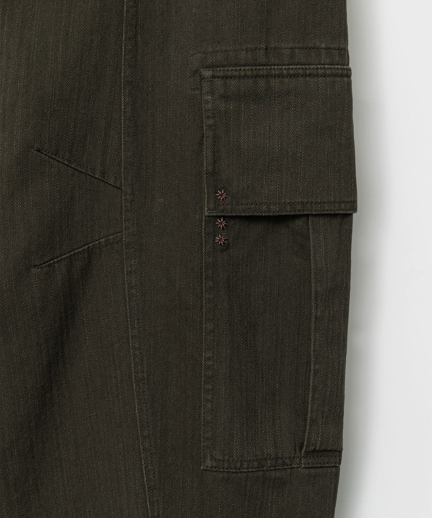 Шорты-бермуды карго DETOUR - WASHED KHAKI