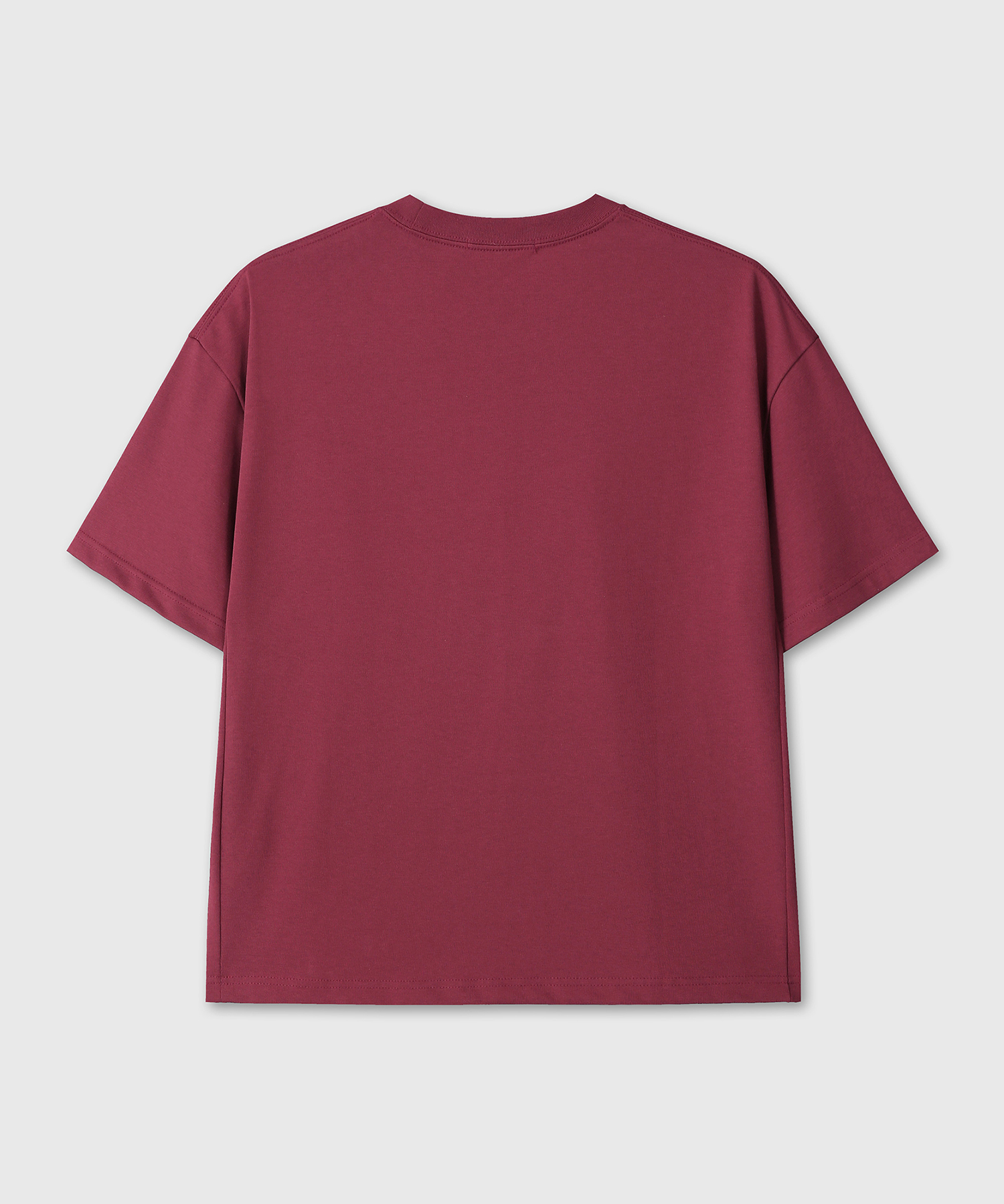 UNIFORM CROP T-SHIRTS (BURGUNDY)