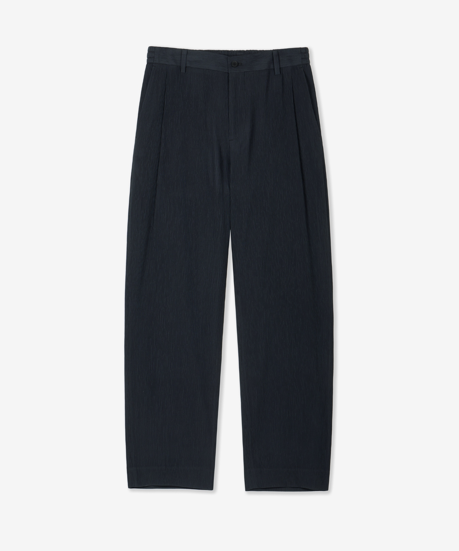 Kinoshita Seersucker Tapered Pants (Navy) TNPA6E206N2