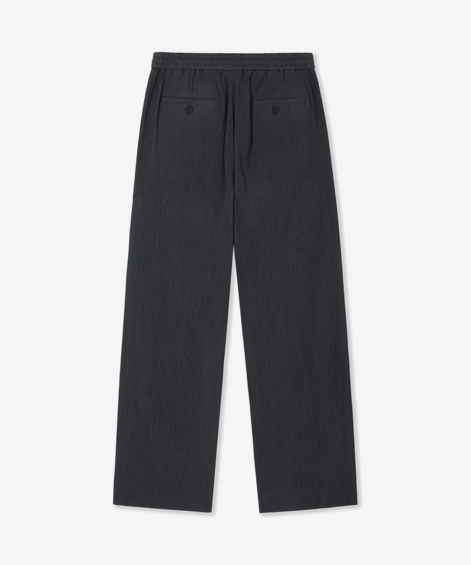 Kinoshita Seersucker Semi-Wide Pants (Grey) TNPA6E205G2