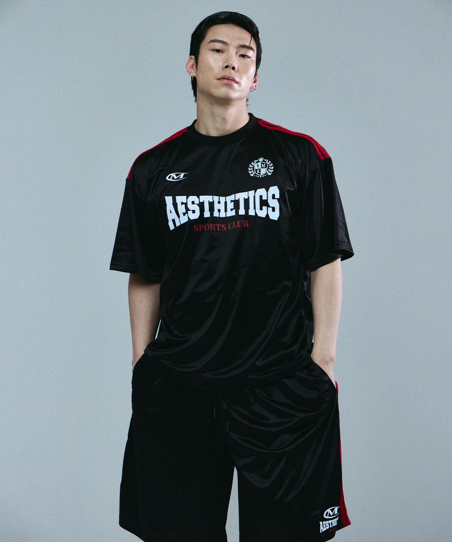 Трикотажный костюм Aesthetic Club (BLACK)