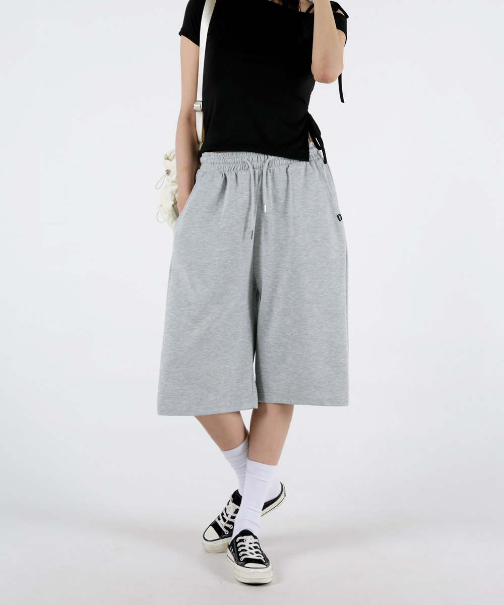 Women side pintuck бермуды half штаны 3colors