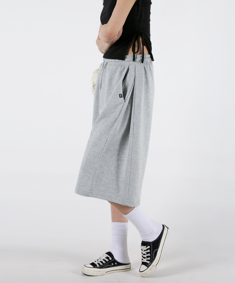 Women side pintuck бермуды half штаны 3colors