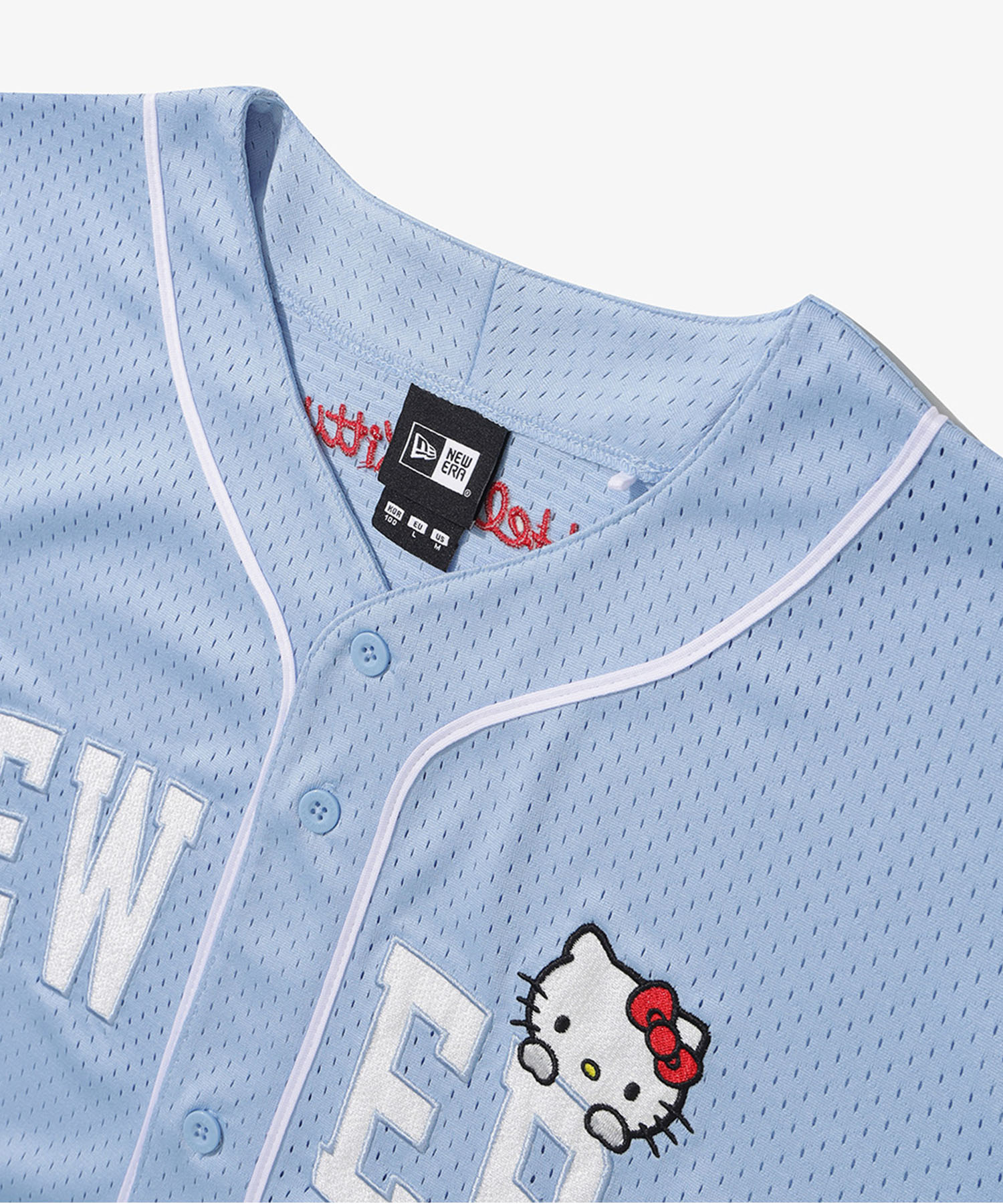 AP HELLO KITTY BASEBALL JRSY PS62 SKY