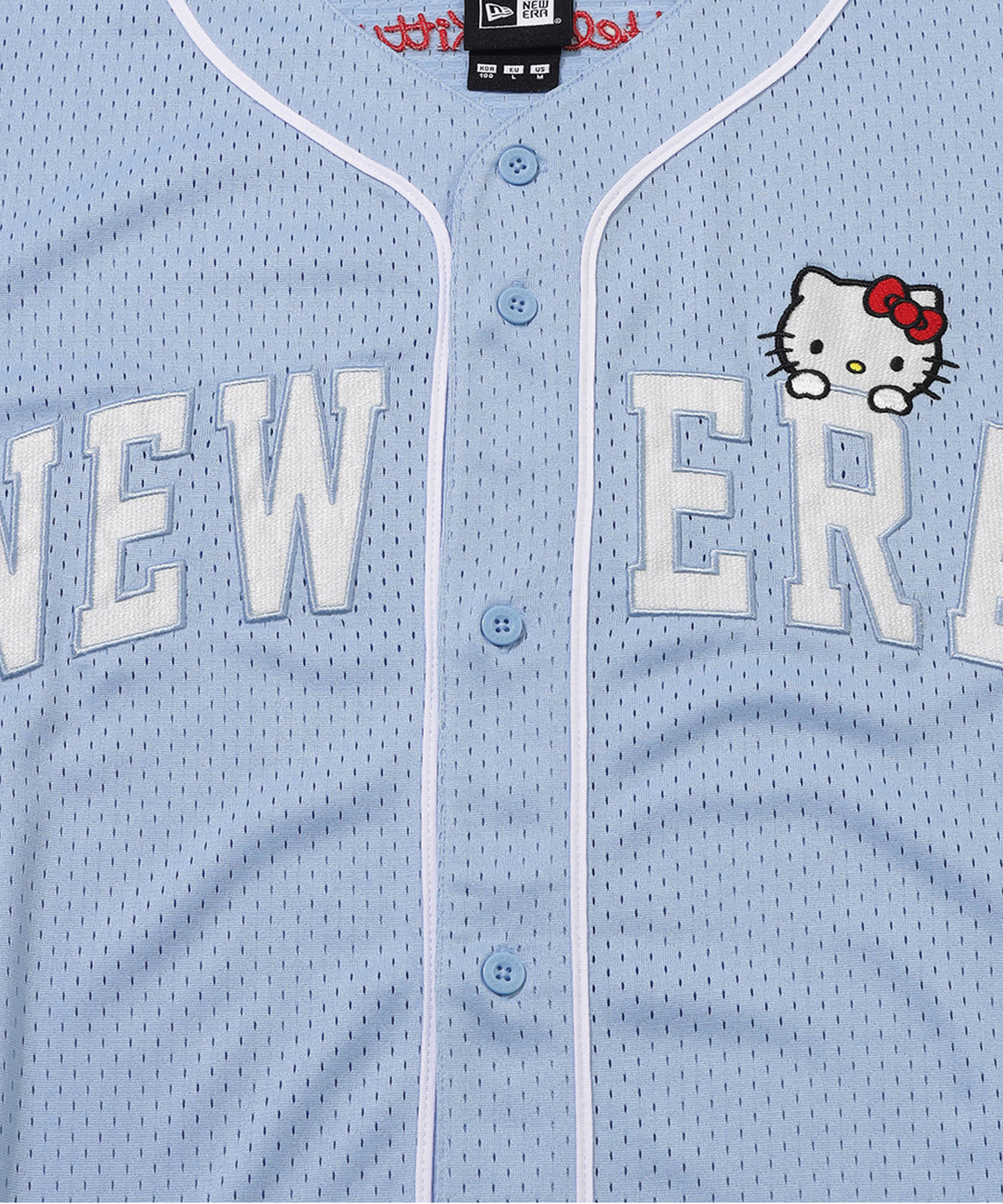 AP HELLO KITTY BASEBALL JRSY PS62 SKY