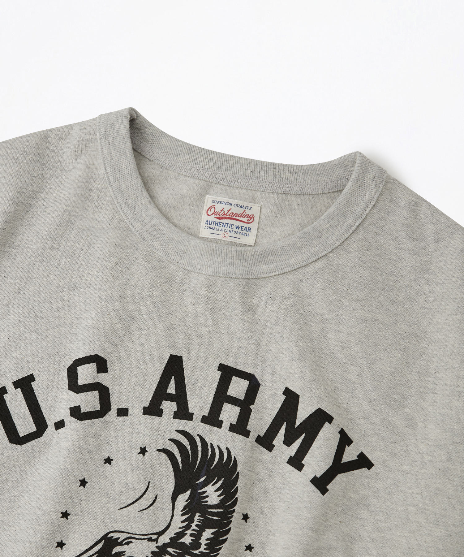Футболка MIL (CAMP MAXEY) 3% Melange Gray
